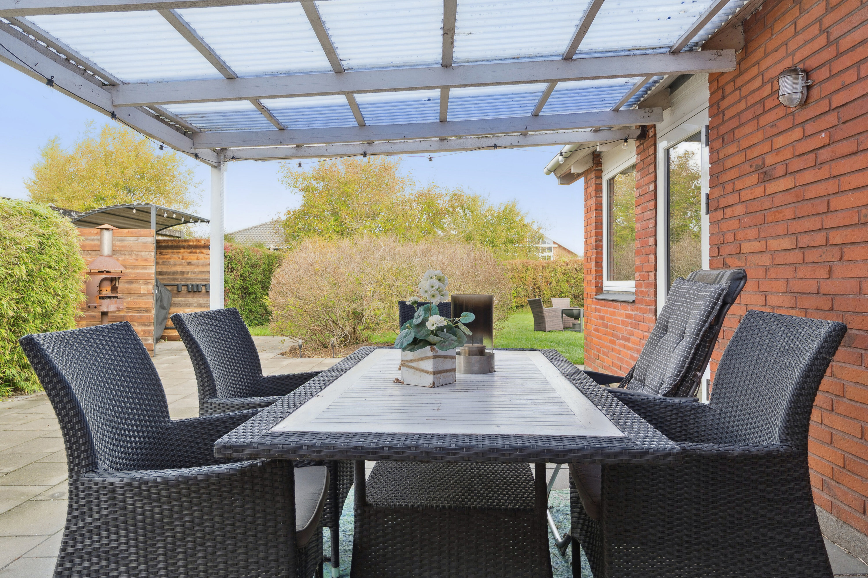 Fremhævet overdækket terrasse billede i fuldskærmstilstand. Billede af Sanderumvej 37, Sanderum, 5250 Odense SV