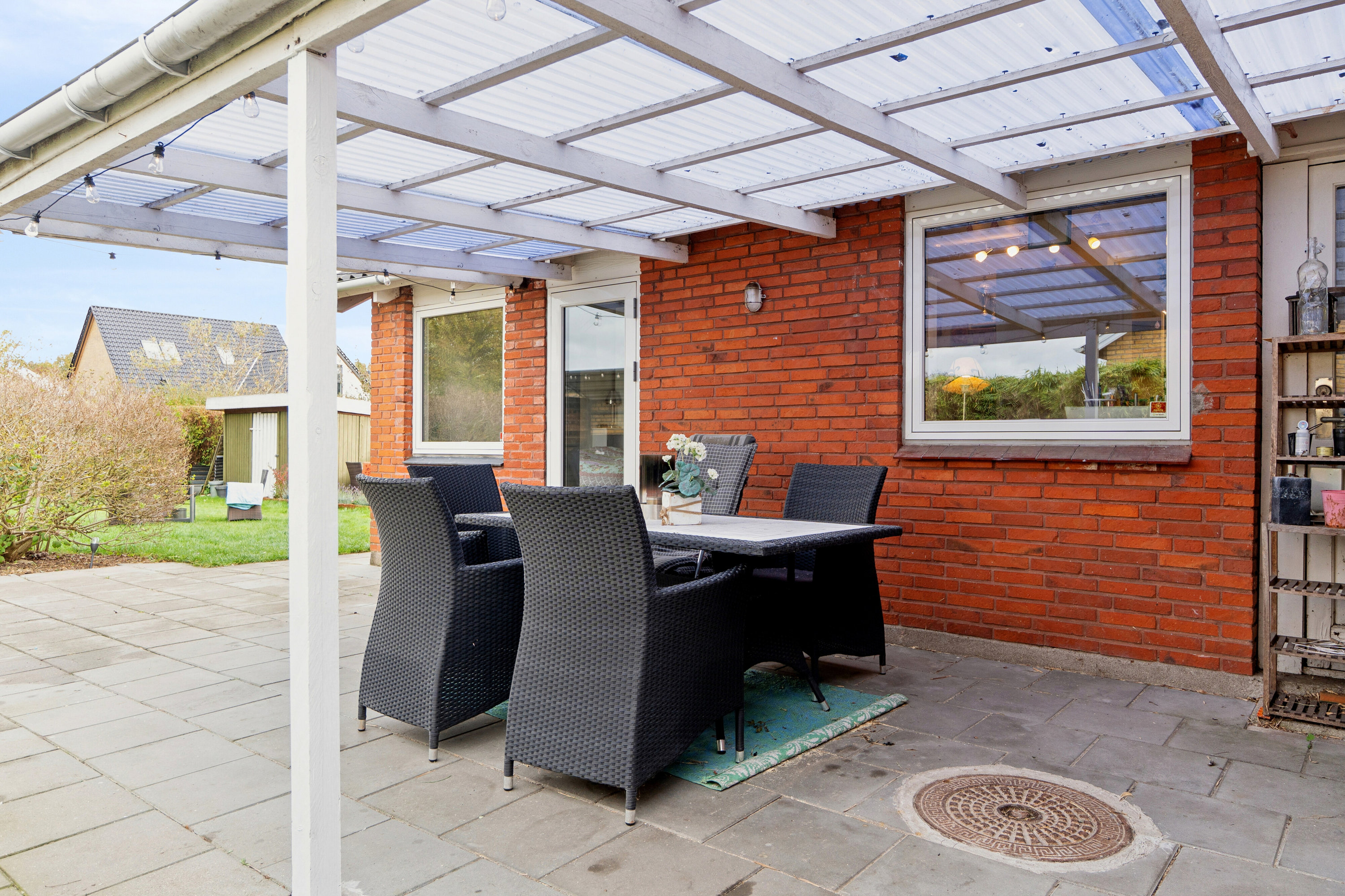 Fremhævet overdækket terrasse billede i fuldskærmstilstand. Billede af Sanderumvej 37, Sanderum, 5250 Odense SV