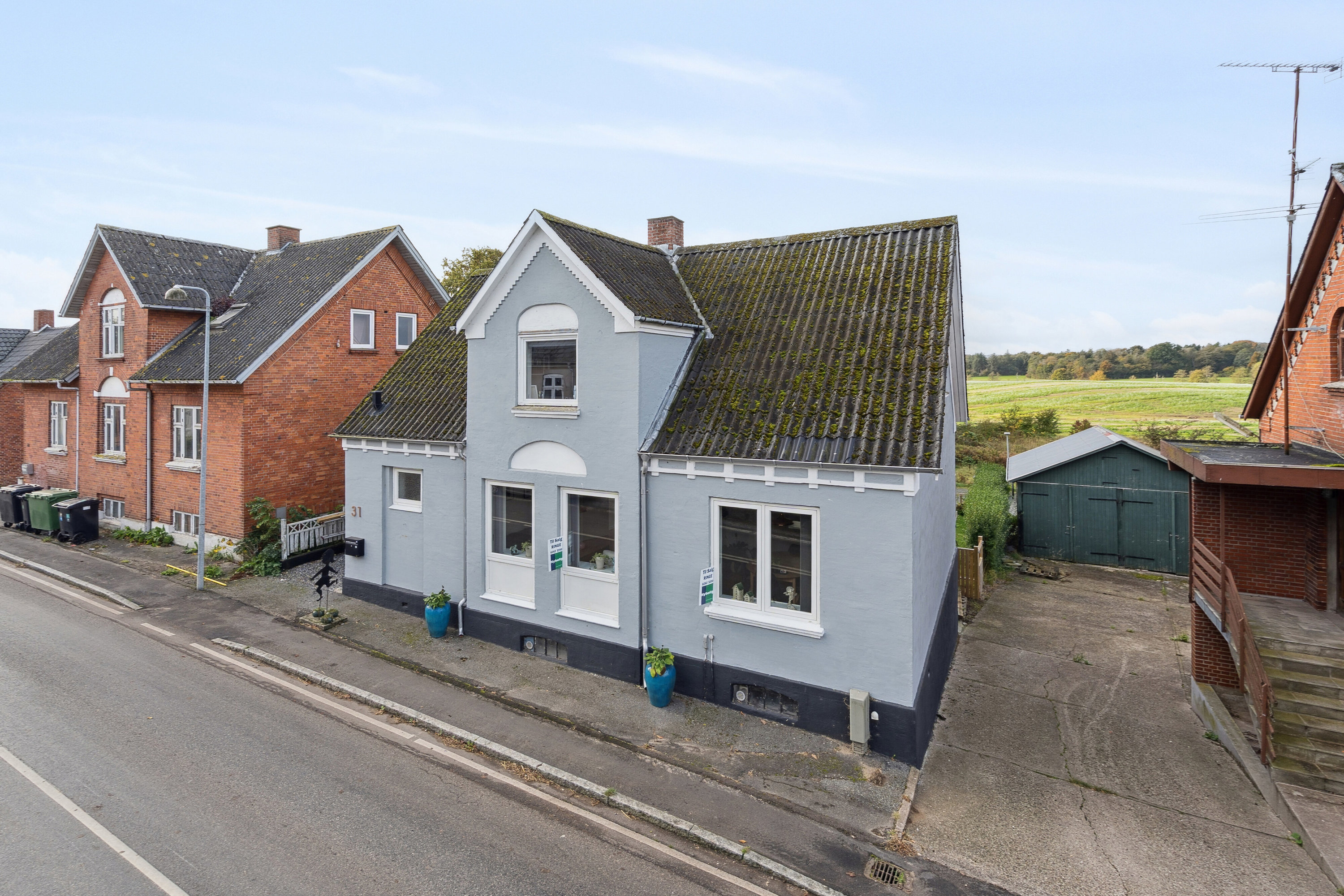 Fremhævet set fra vejen billede i fuldskærmstilstand. Billede af Højrupvej 31, Højrup, 5750 Ringe