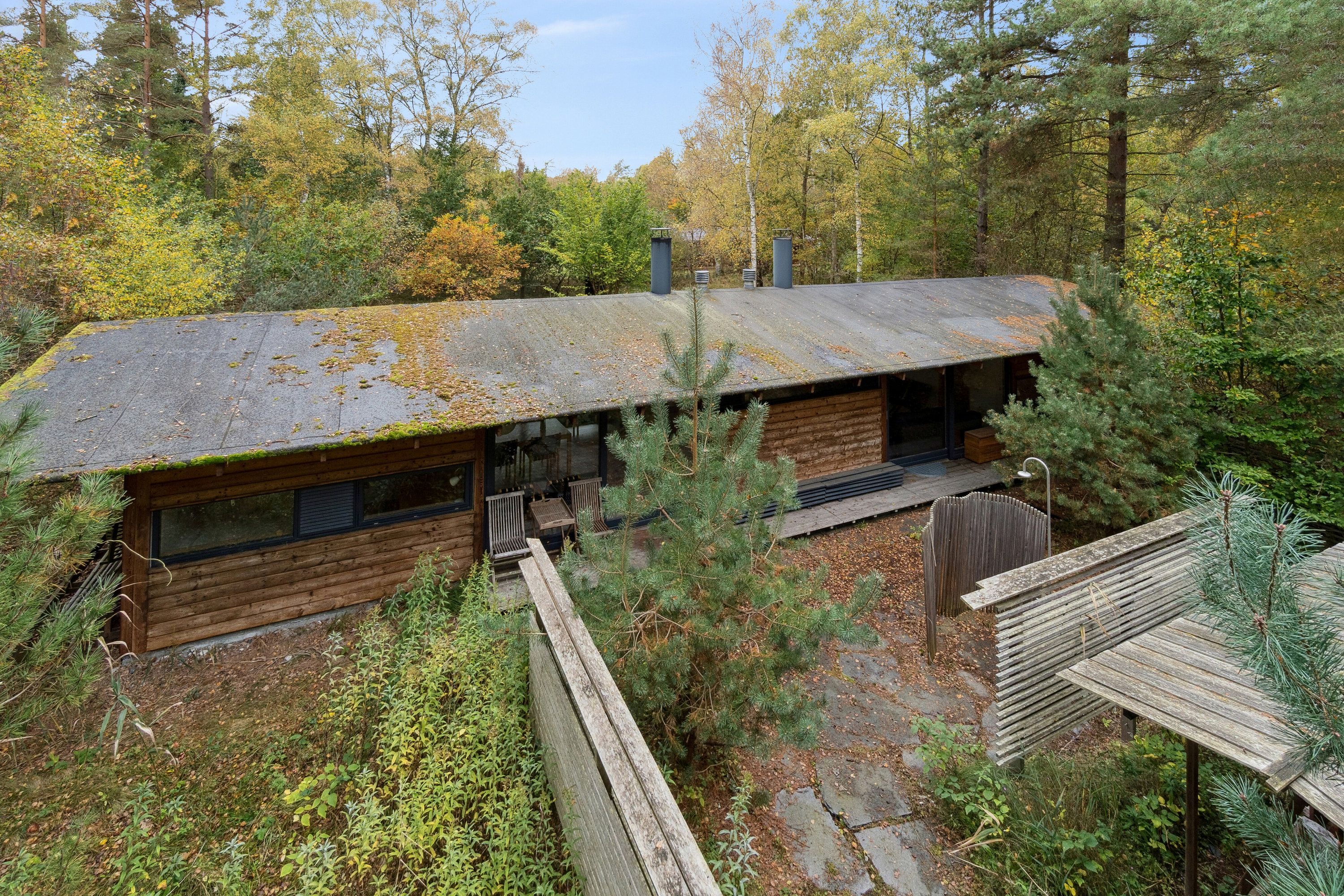 Fremhævet set fra haven billede i fuldskærmstilstand. Billede af Revlingsvinget 17, Tibirke Sand, 3300 Frederiksværk