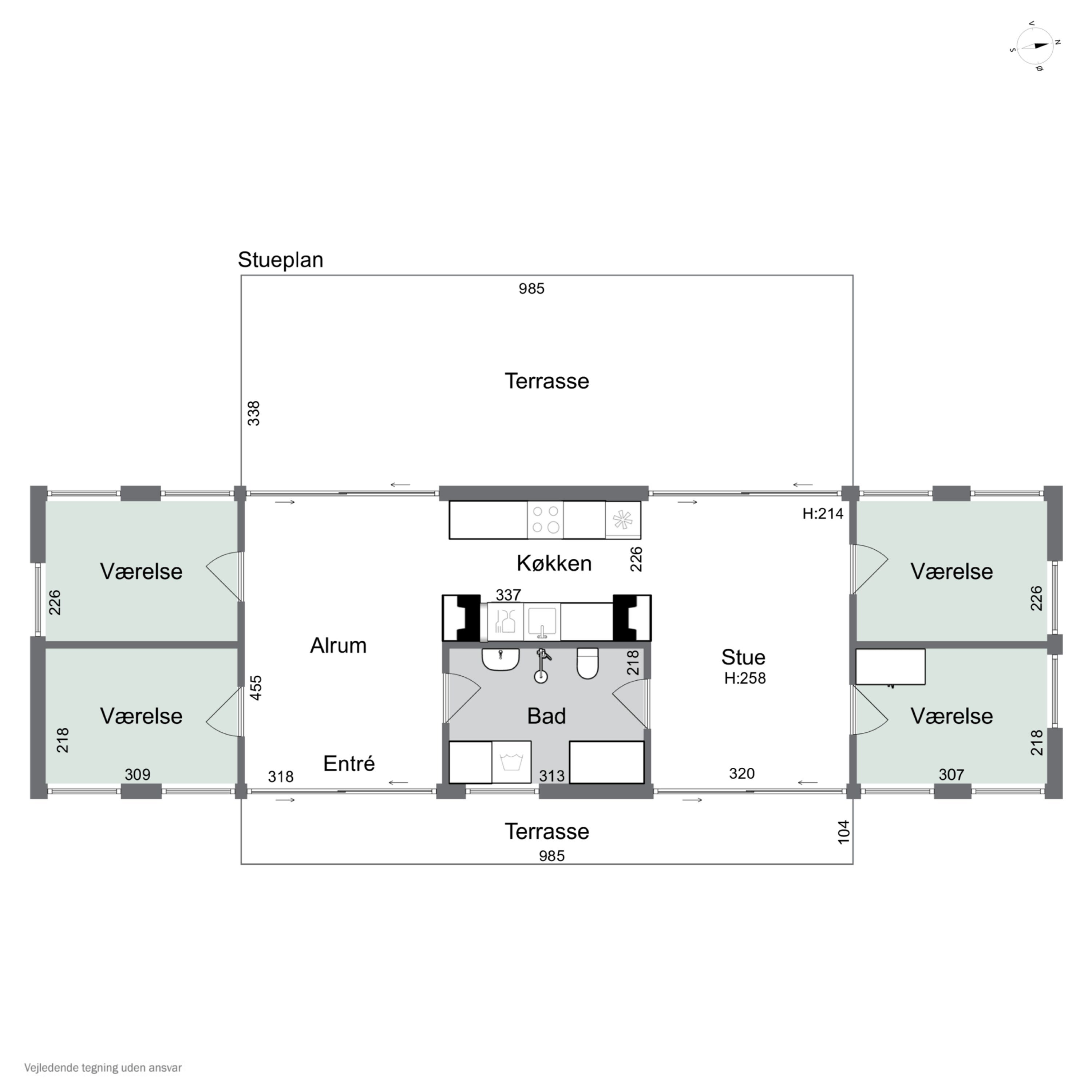Plantegninger billede af Revlingsvinget 17, Tibirke Sand, 3300 Frederiksværk