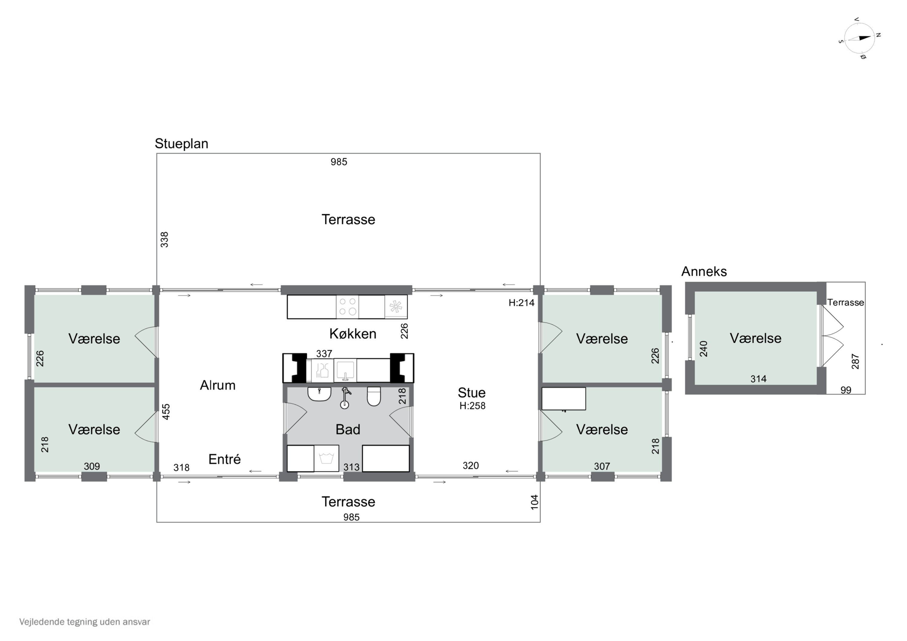 Plantegninger billede af Revlingsvinget 17, Tibirke Sand, 3300 Frederiksværk