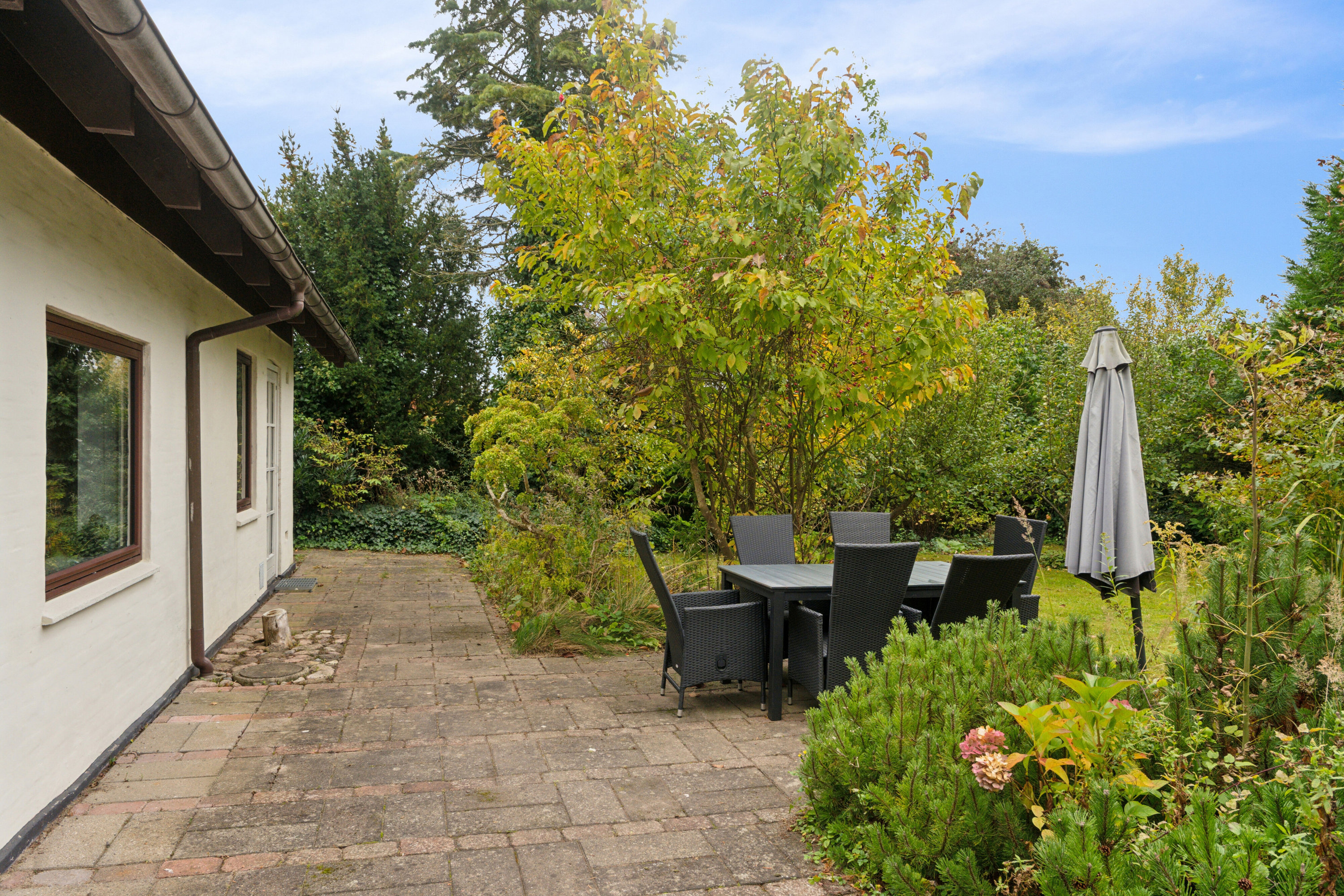 Fremhævet terrasse billede i fuldskærmstilstand. Billede af Ringstedvej 55B, 4690 Haslev