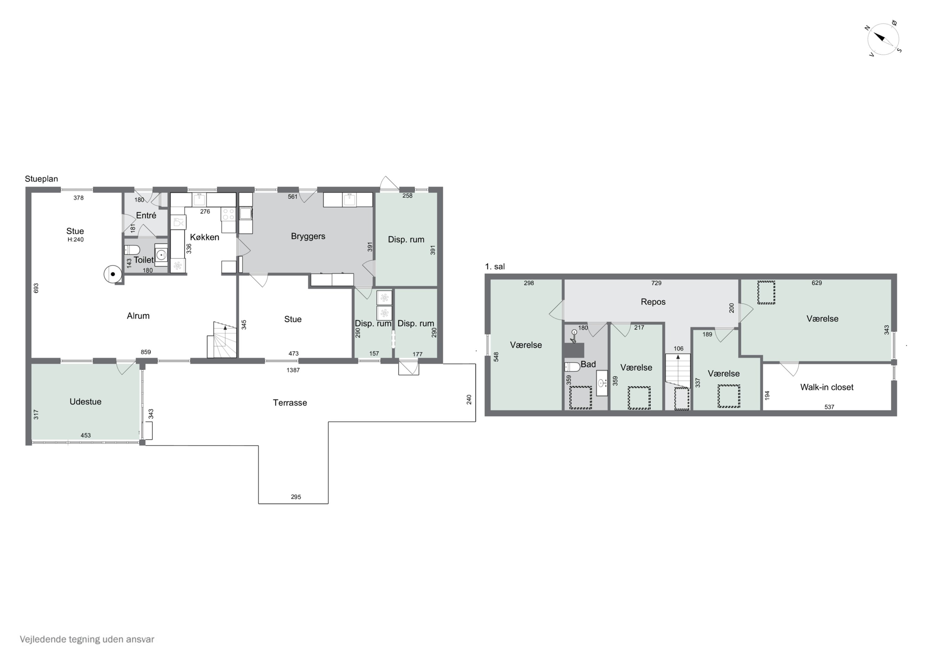 Plantegninger billede af Ringstedvej 55B, 4690 Haslev