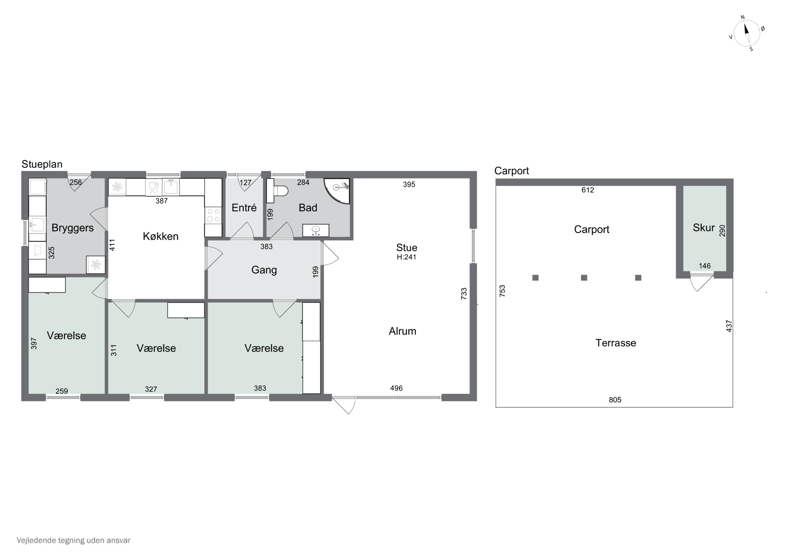 Plantegninger billede af Nyhusvej 27, Bov, 6330 Padborg