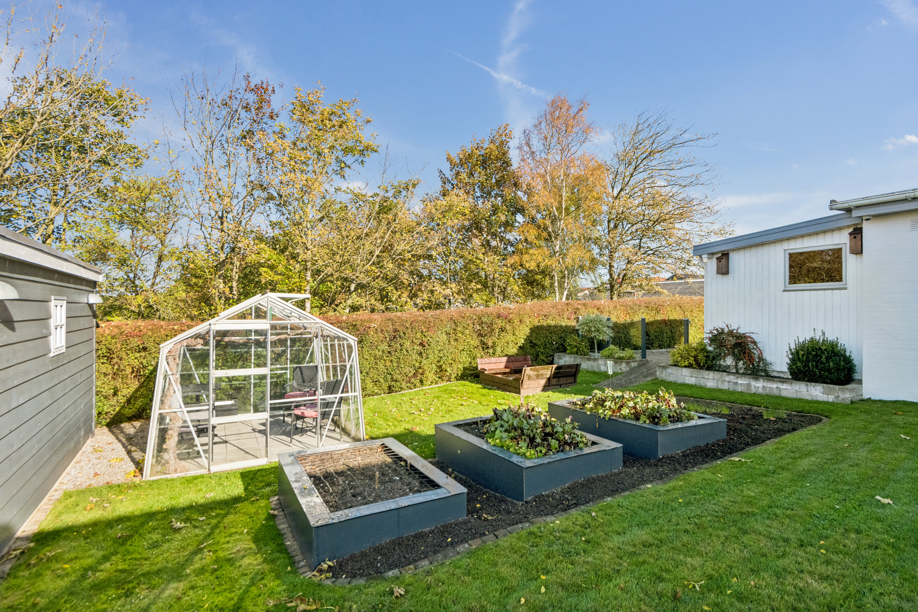 Fremhævet have billede i fuldskærmstilstand. Billede af Degnevang 11, Øster Hornum, 9530 Støvring