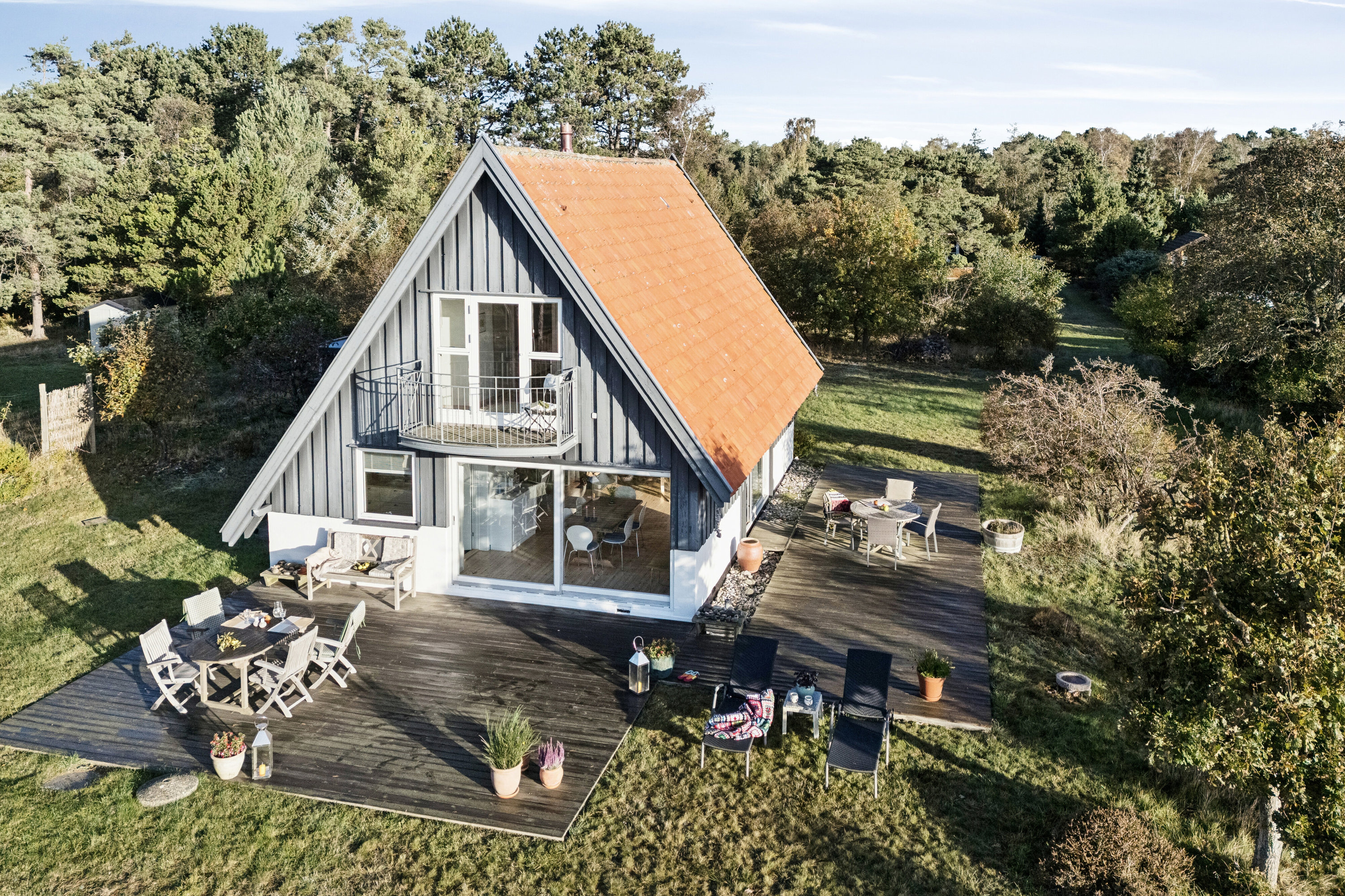 Fremhævet set fra vejen billede i fuldskærmstilstand. Billede af Vestre Skovlyvej 69, Overby Lyng, 4583 Sjællands Odde