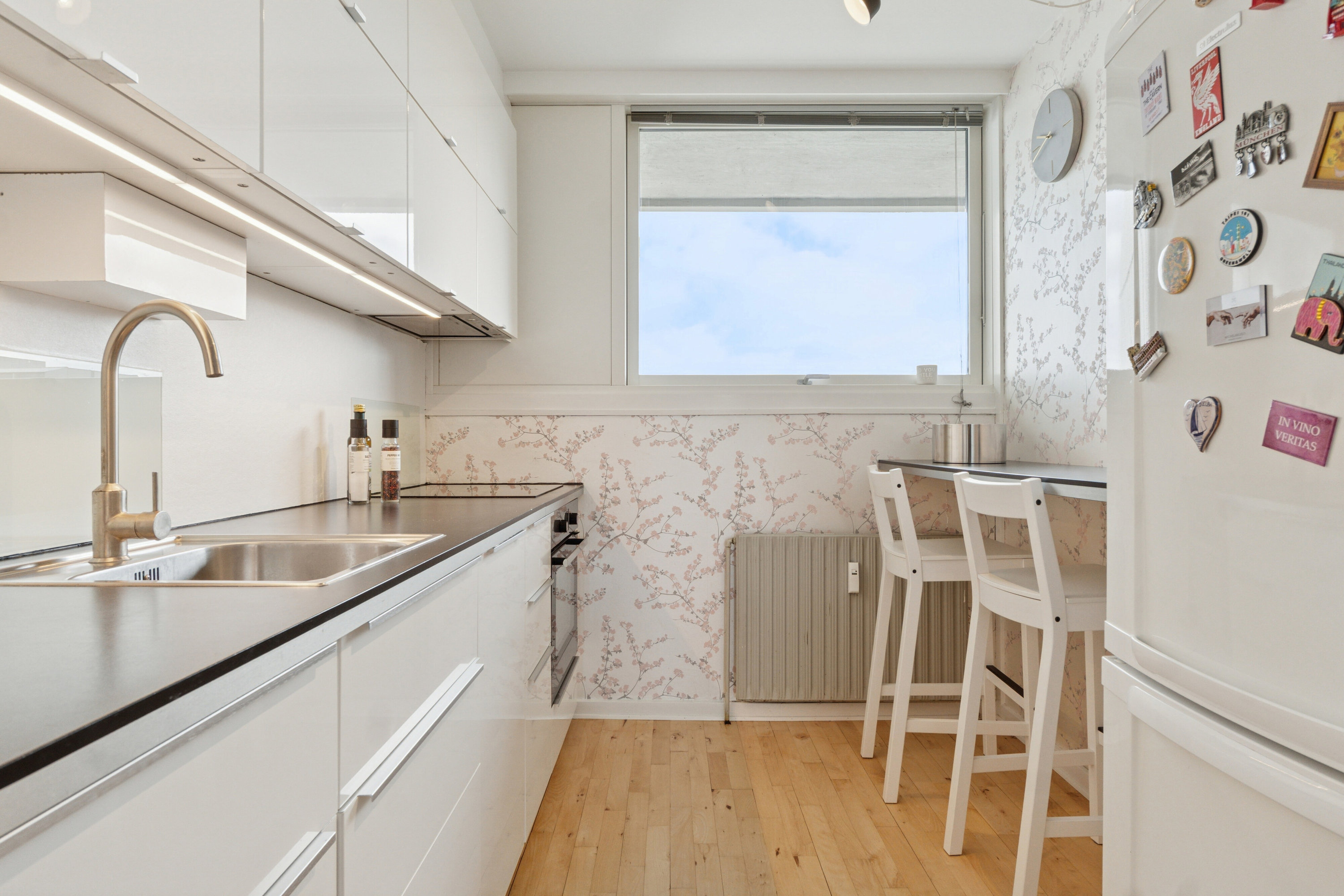 Fremhævet køkken billede i fuldskærmstilstand. Billede af Grøfthøjparken 159, 5. tv., 8260 Viby J