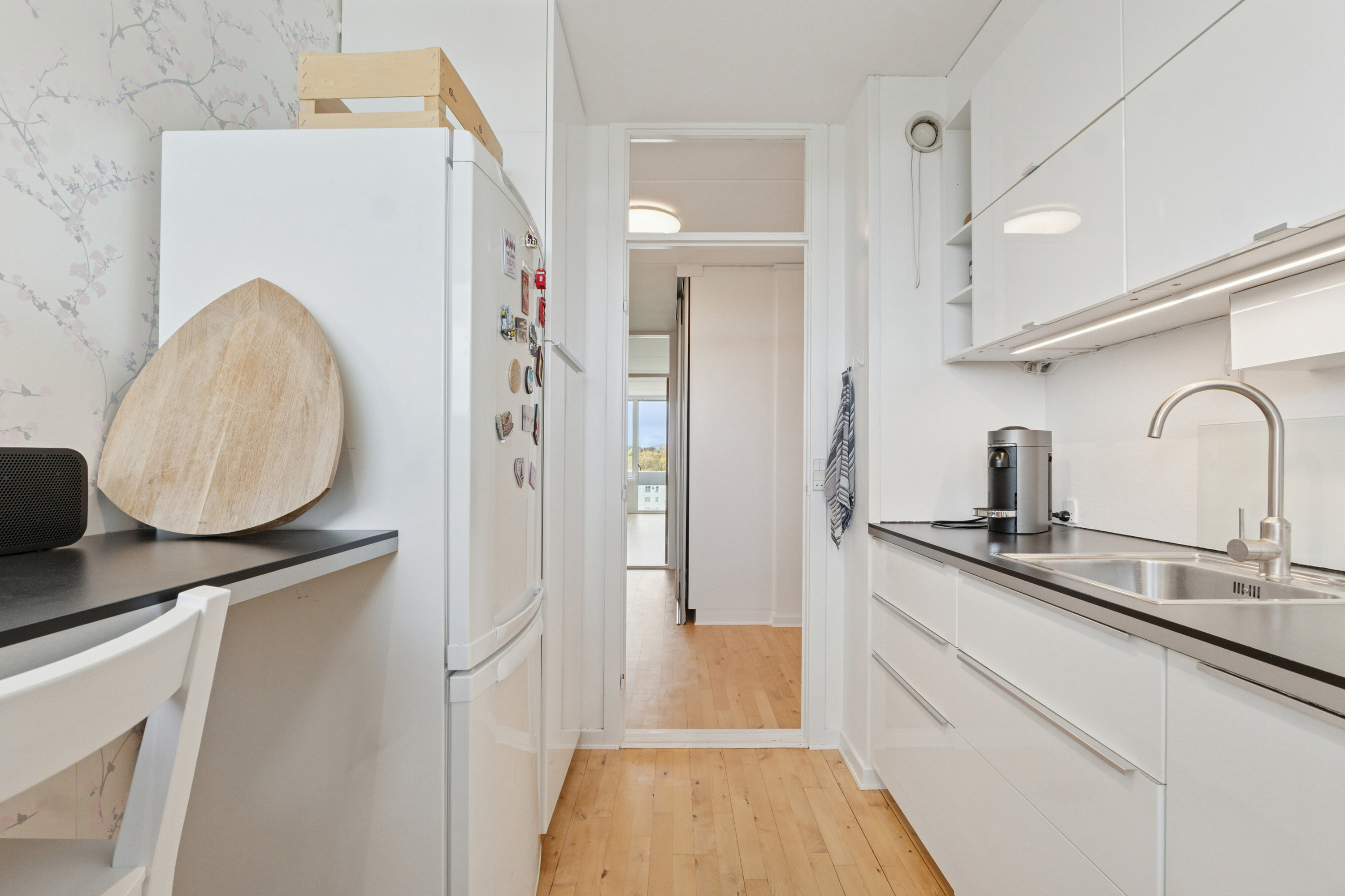 Fremhævet køkken billede i fuldskærmstilstand. Billede af Grøfthøjparken 159, 5. tv., 8260 Viby J