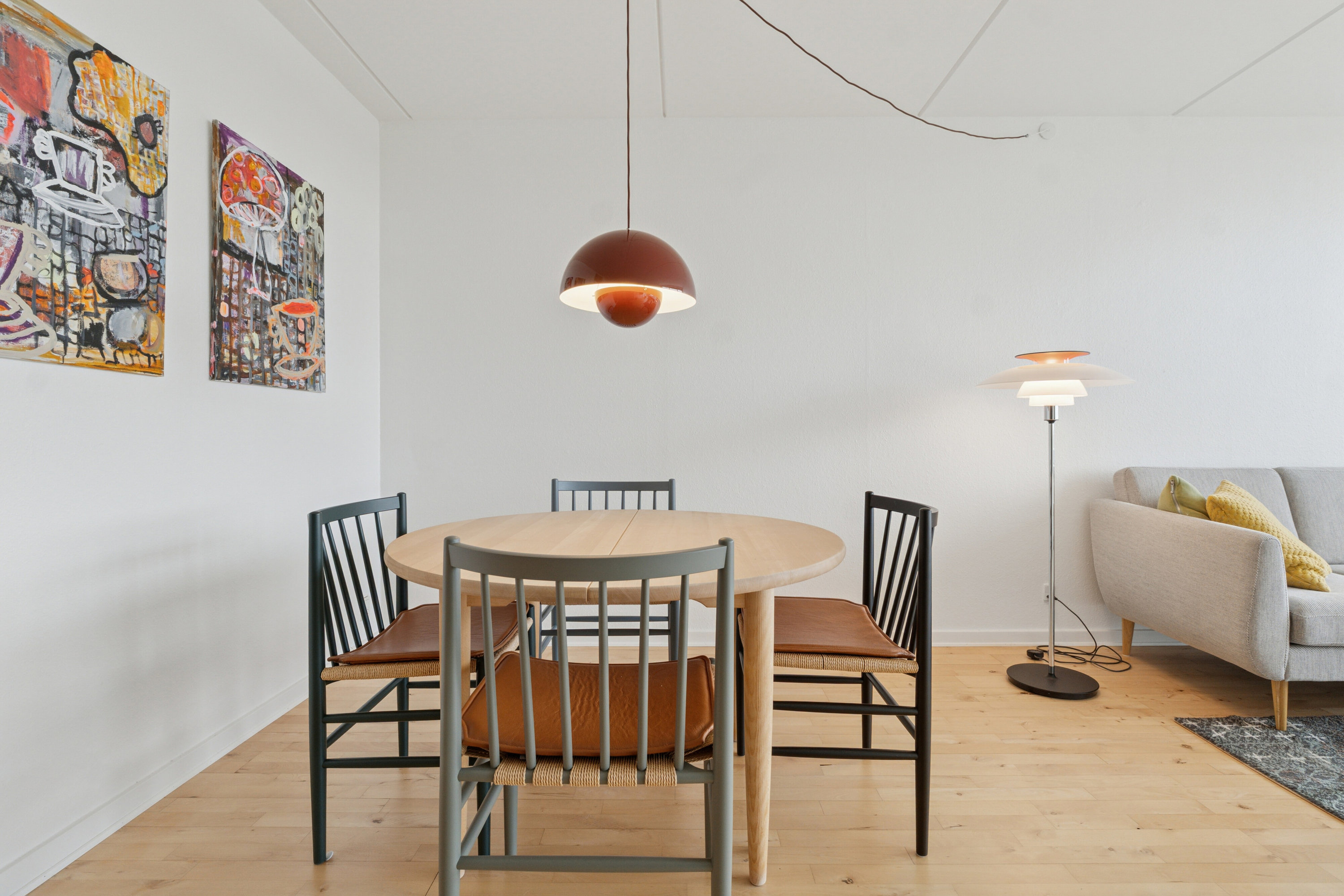 Fremhævet stue billede i fuldskærmstilstand. Billede af Grøfthøjparken 159, 5. tv., 8260 Viby J