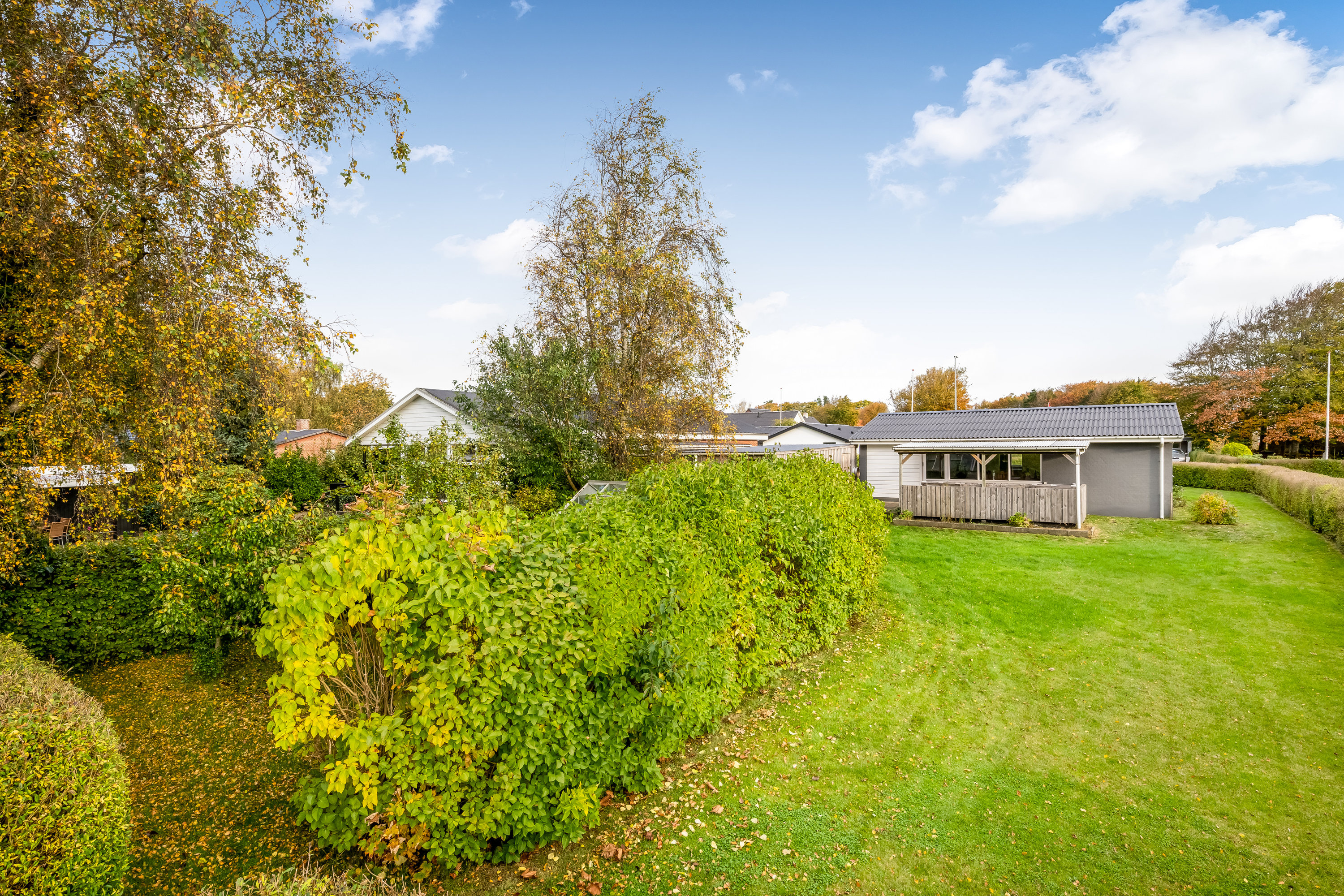 Fremhævet facade billede i fuldskærmstilstand. Billede af Baunbækvej 9, 6880 Tarm