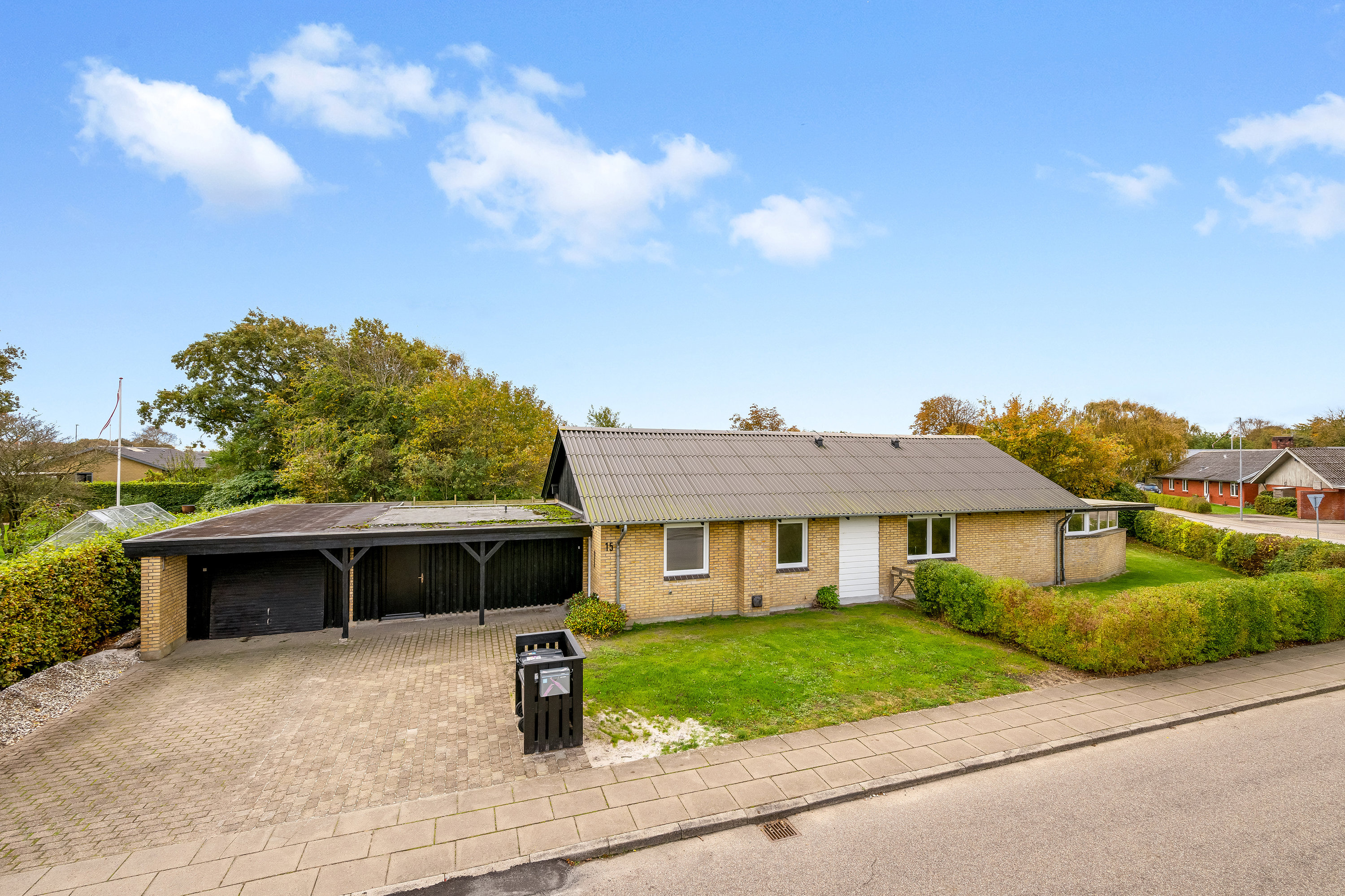 Villa: Facade på Kløvervej 15, 6880 Tarm