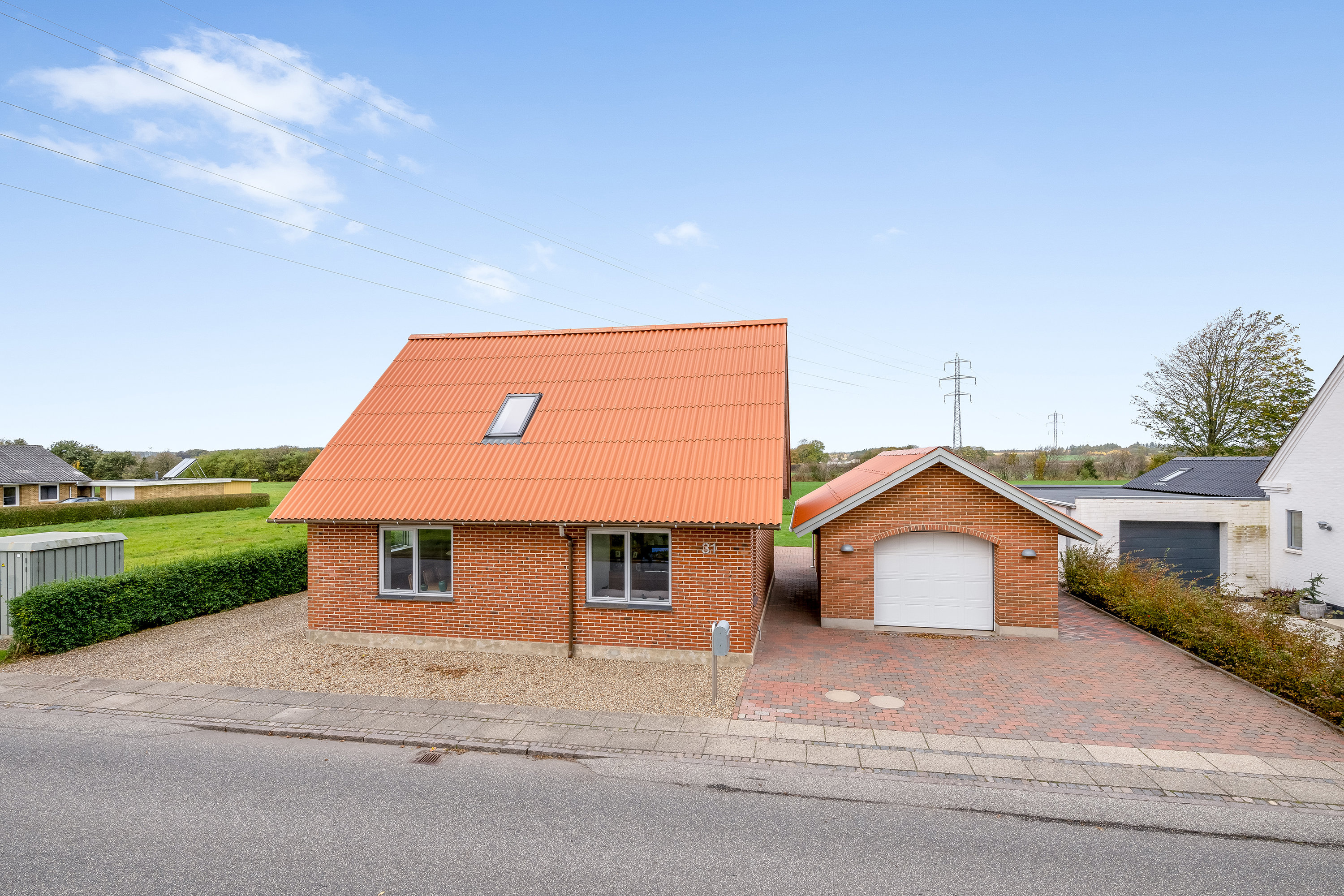Villa: Facade på Skolevej 31, Herborg, 6920 Videbæk