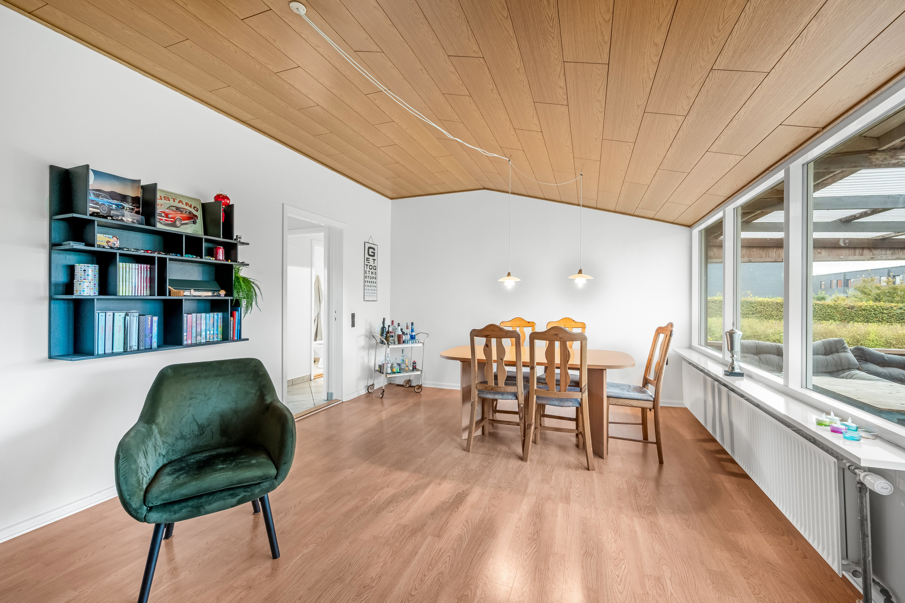 Fremhævet stue billede i fuldskærmstilstand. Billede af Baunbækvej 9, 6880 Tarm