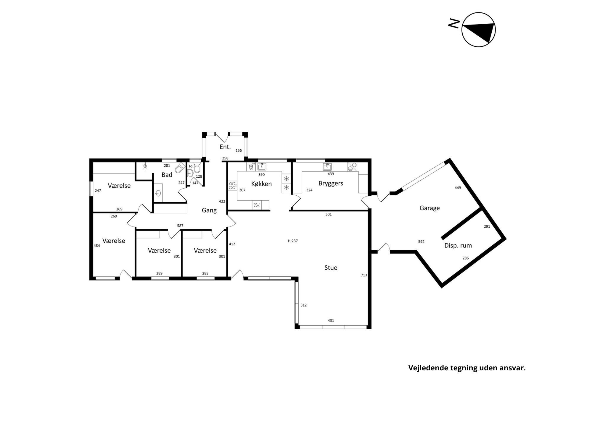 Plantegninger billede af Søbrinken 14, 7700 Thisted