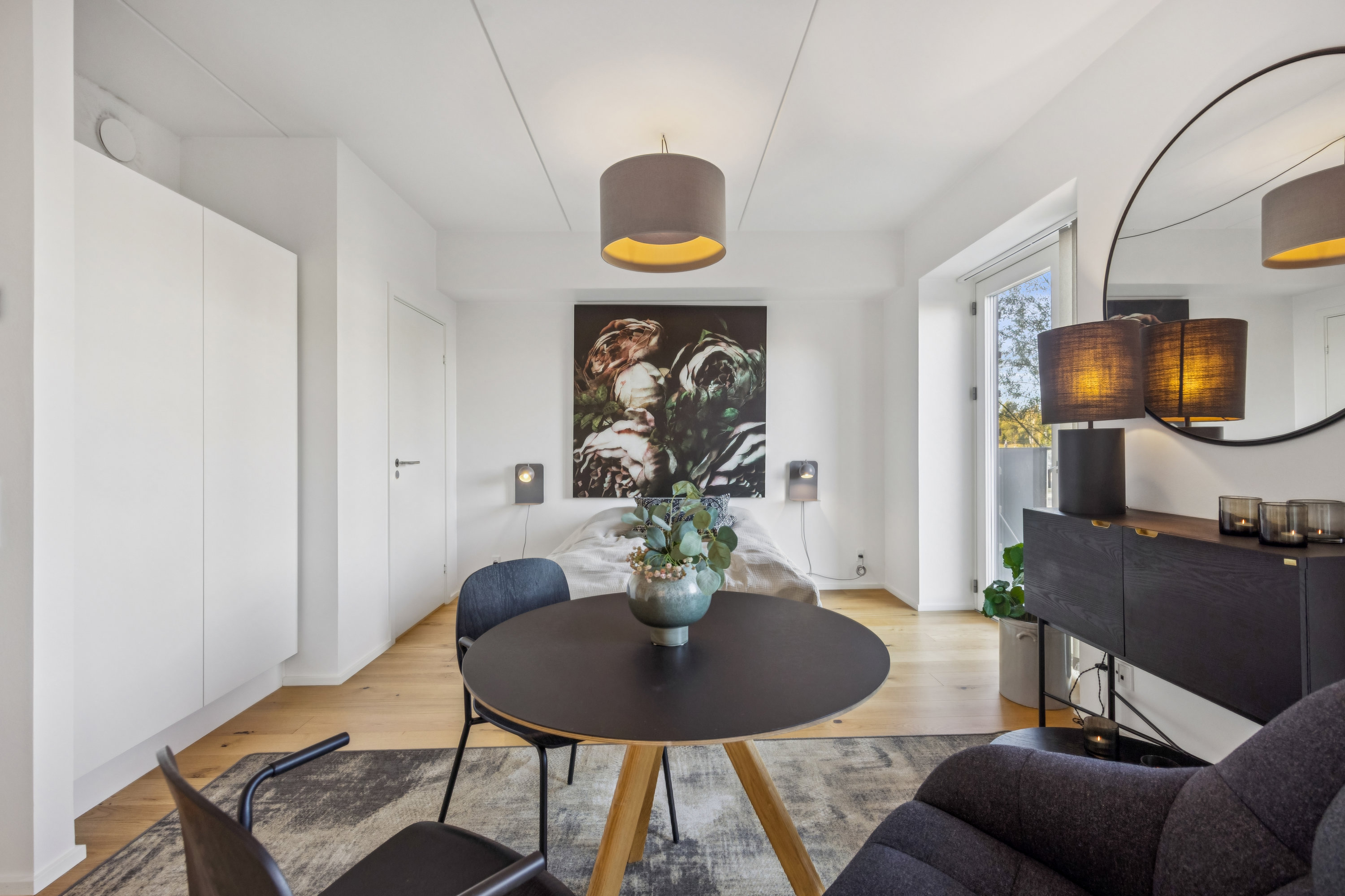 Fremhævet stue billede i fuldskærmstilstand. Billede af Stigsborg Brygge 143, st.. th., 9400 Nørresundby