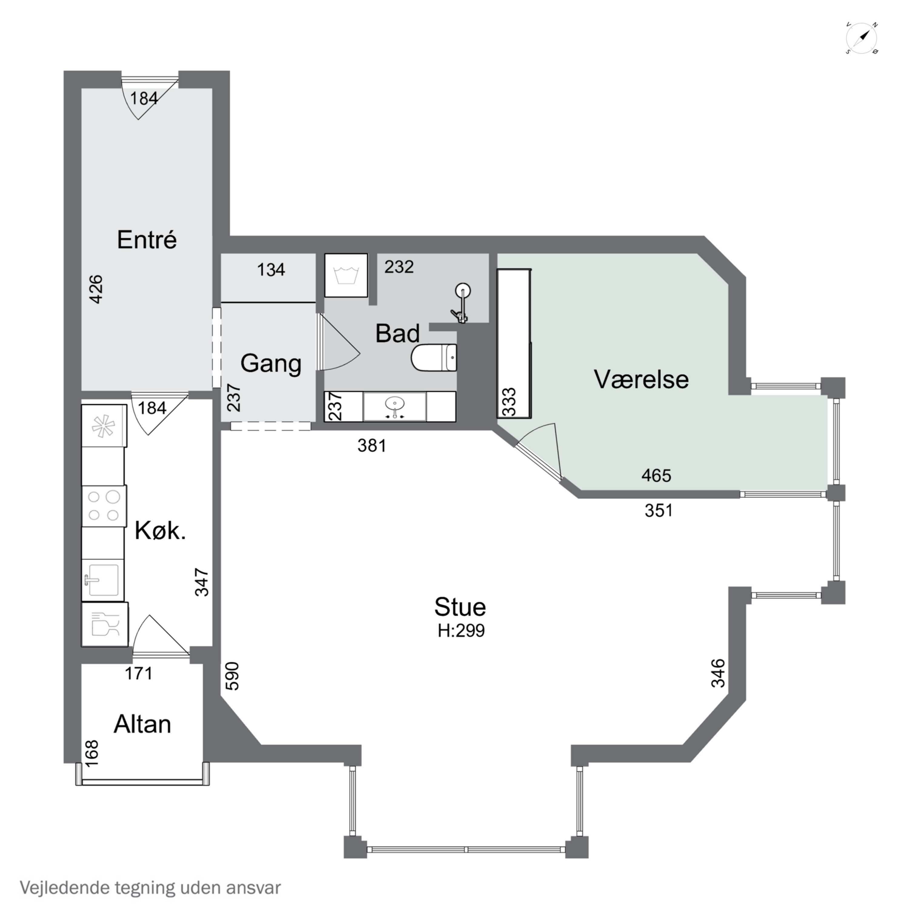 Plantegninger billede af Islands Brygge 30B, 10. 6., 2300 København S