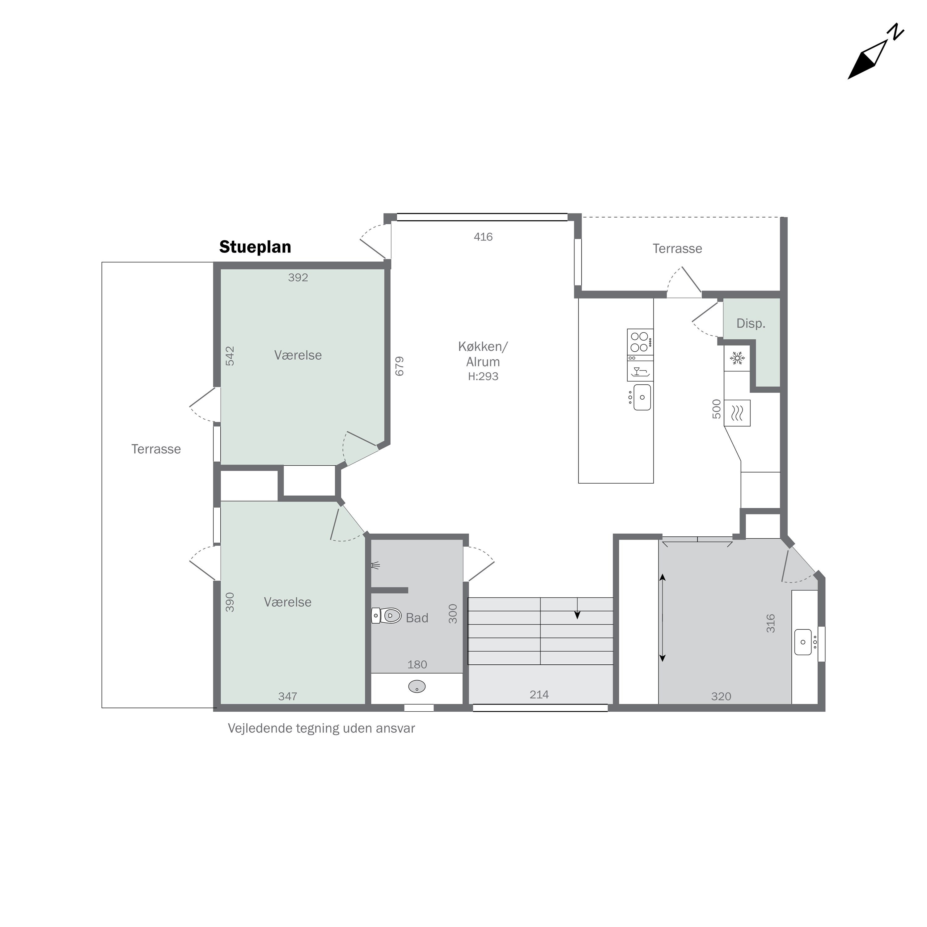 Plantegninger billede af Årøvænget 18, 5610 Assens