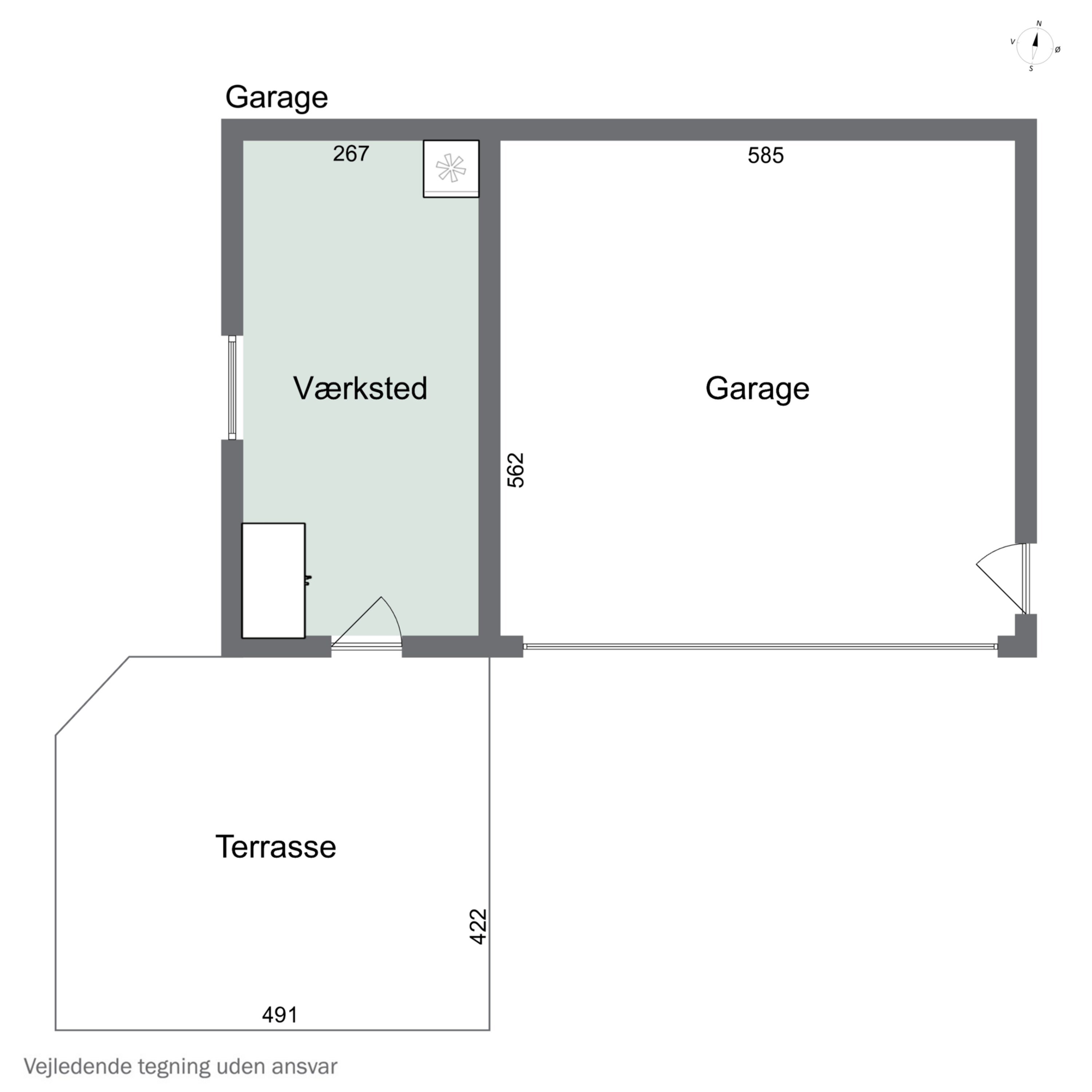 Plantegninger billede af Bovvej 29, 6330 Padborg