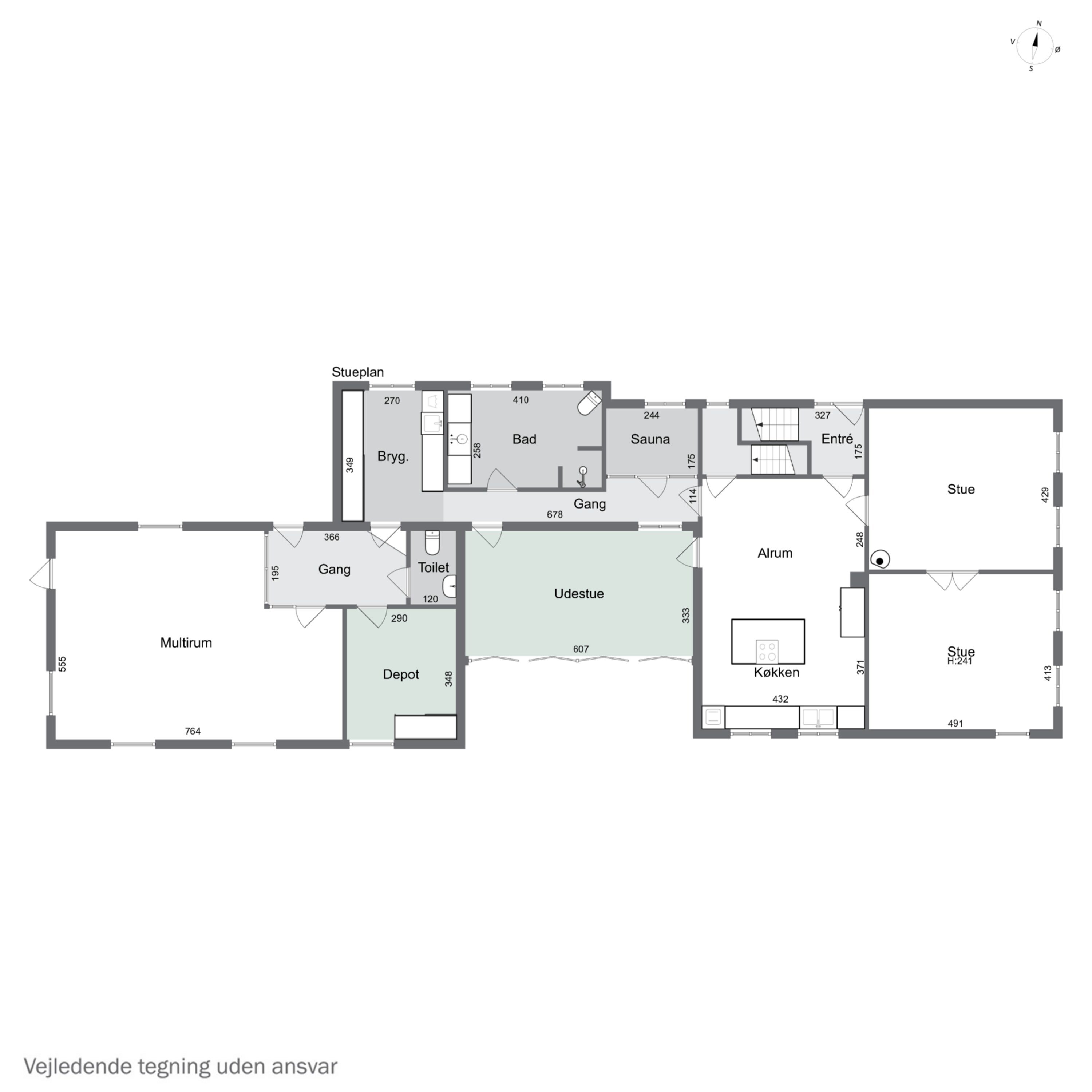 Plantegninger billede af Bovvej 29, 6330 Padborg