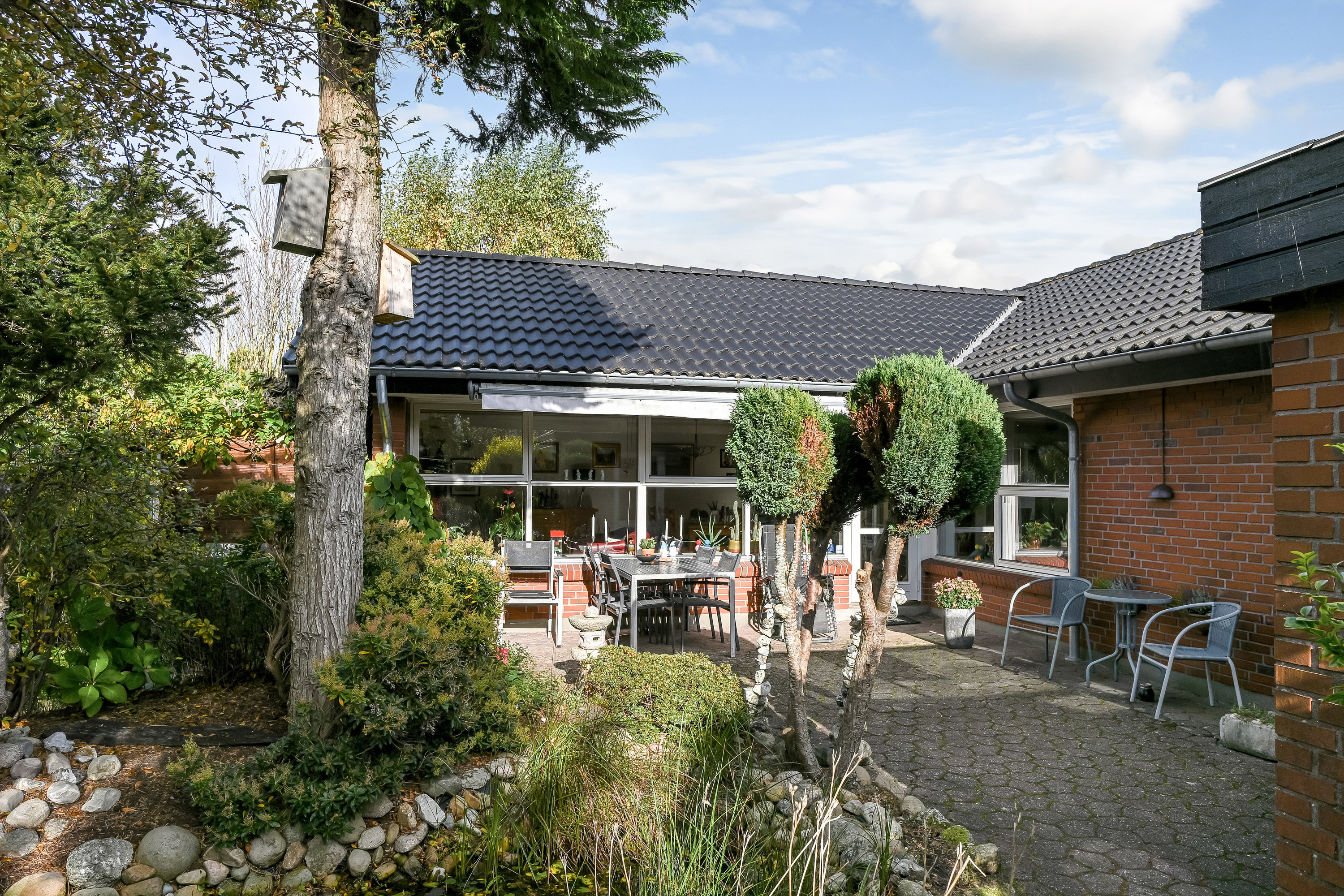 Fremhævet terrasse billede i fuldskærmstilstand. Billede af Kulsøvej 5, 7200 Grindsted