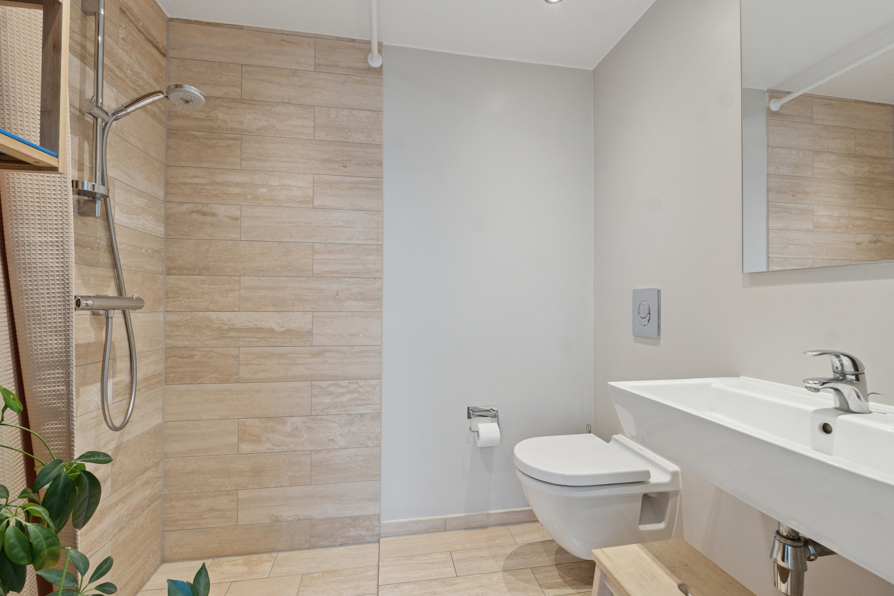 Fremhævet badeværelse billede i fuldskærmstilstand. Billede af Trankær Mosevej 104, 8310 Tranbjerg J