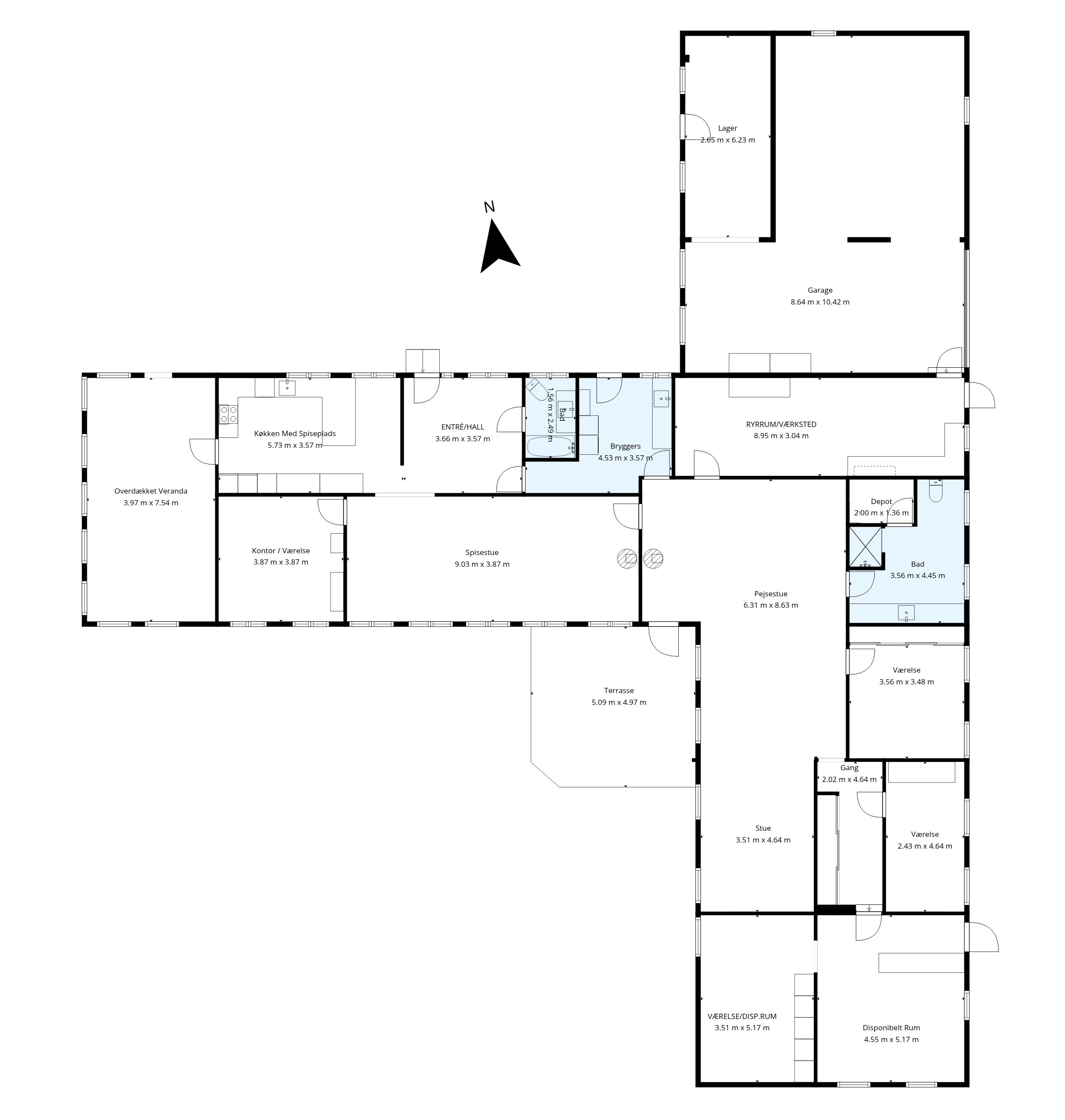 Plantegninger billede af Puggårdsvej 17, Sejstrup, 6740 Bramming