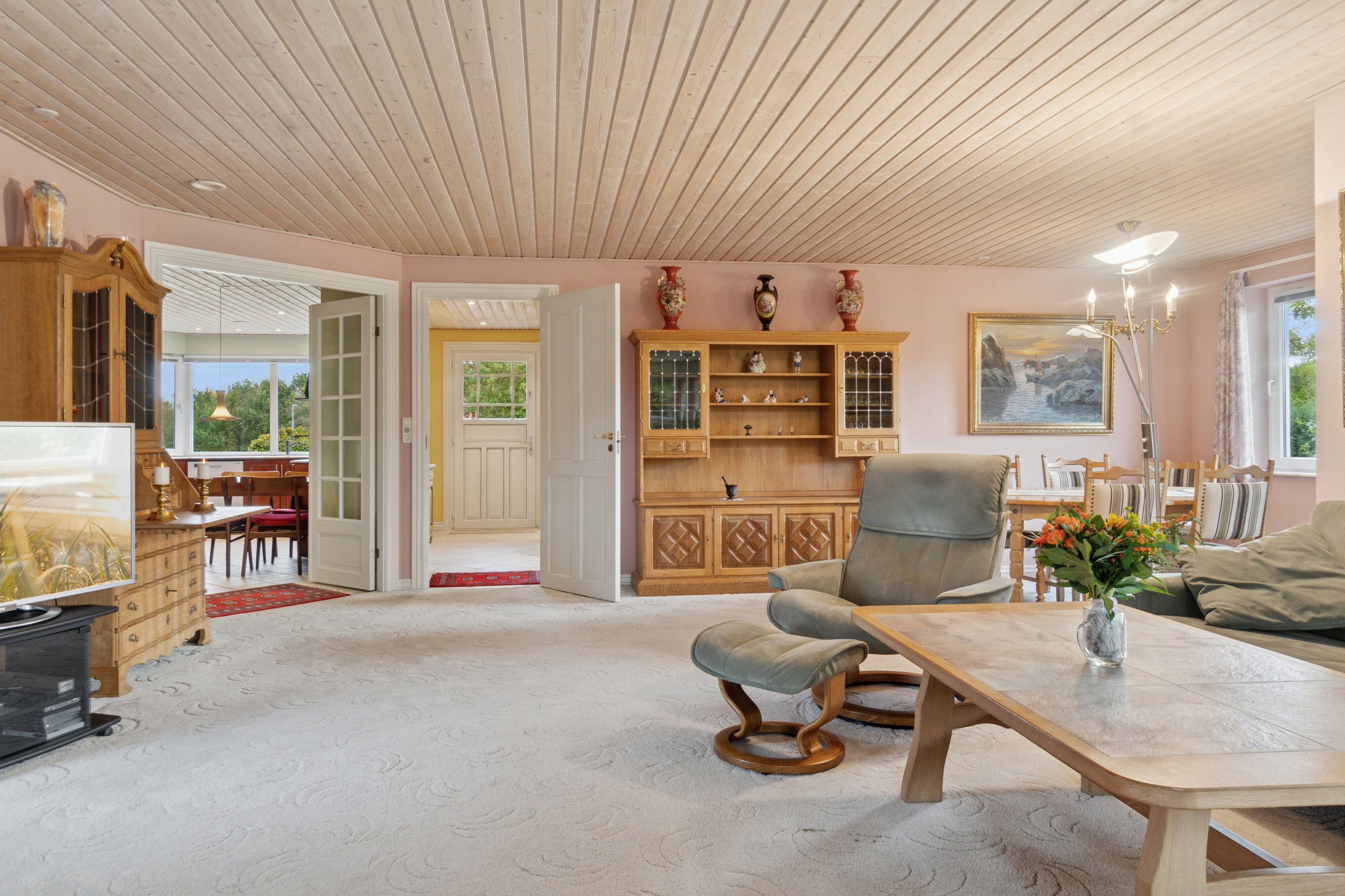 Fremhævet stue billede i fuldskærmstilstand. Billede af Stjernelunden 14, 4250 Fuglebjerg