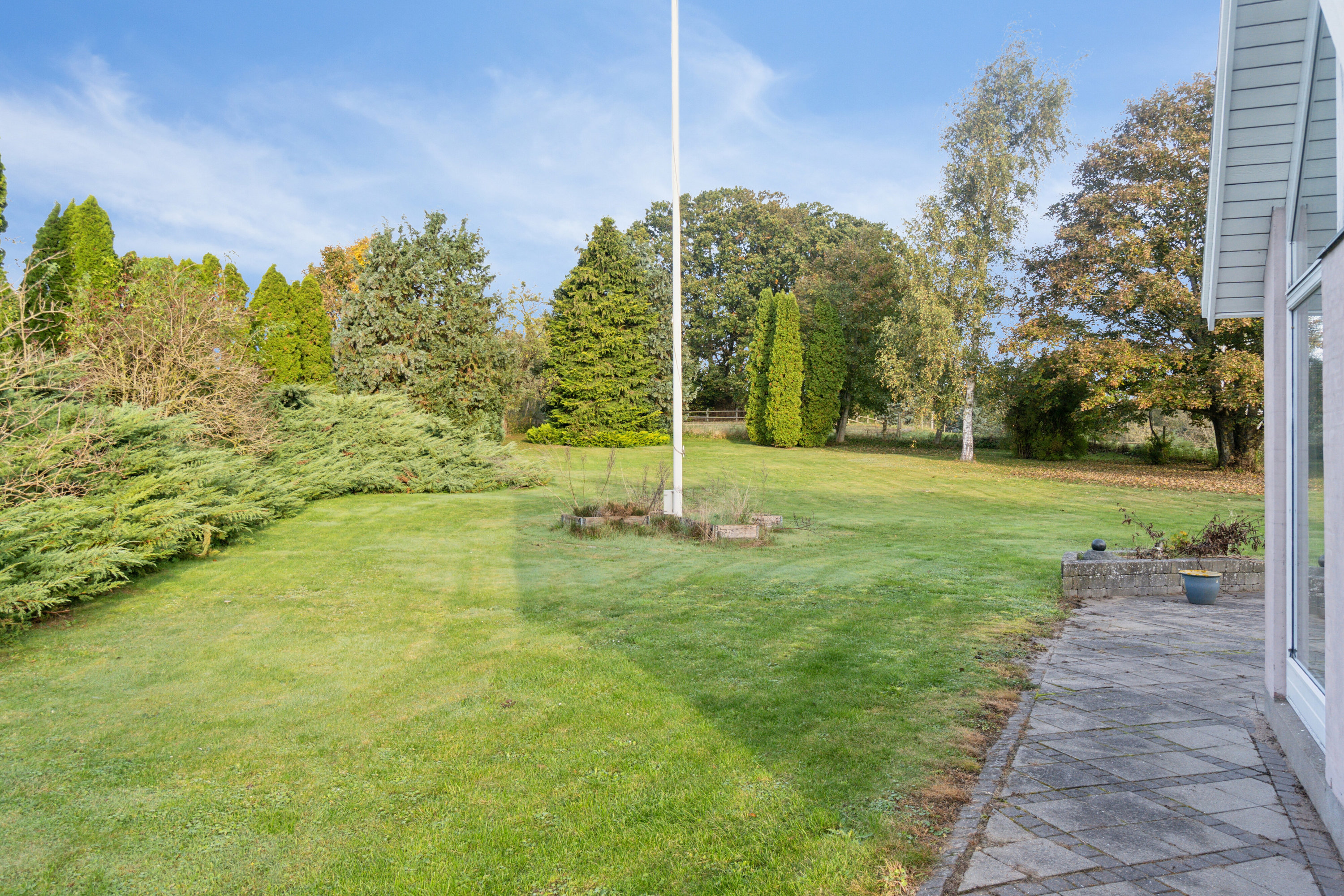 Miniaturebillede 2: set fra haven. Billede af Sorøvej 372, Ganges Bro, 4700 Næstved