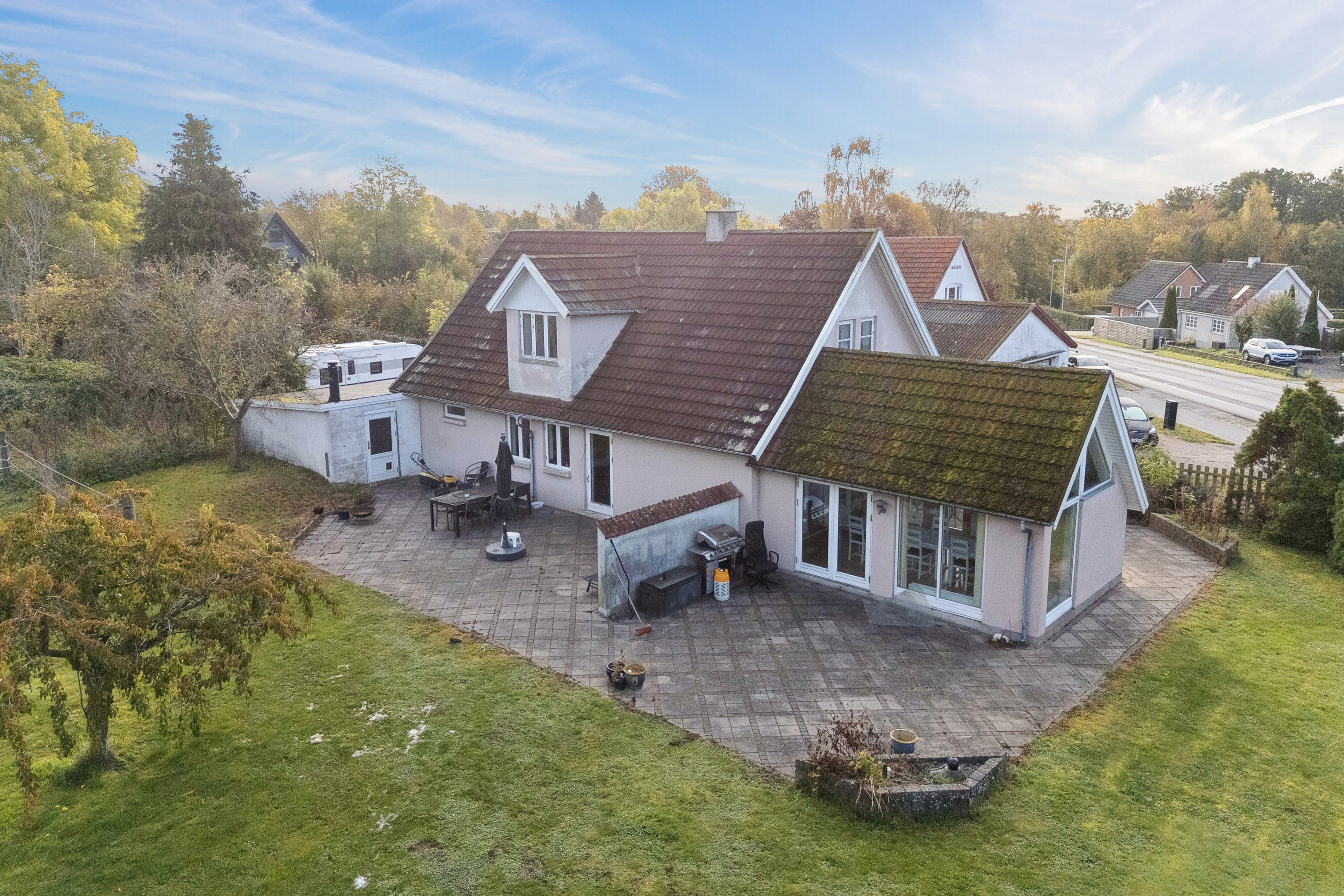 Miniaturebillede 1: set fra haven. Billede af Sorøvej 372, Ganges Bro, 4700 Næstved