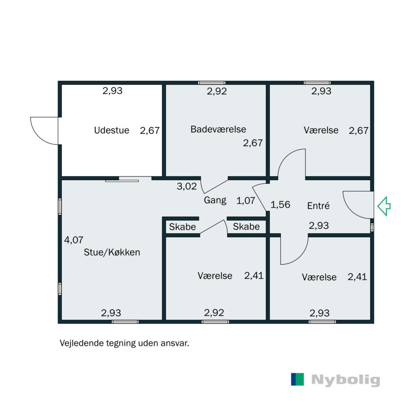 Plantegninger billede af Hamborg 29, Sønderby, 7130 Juelsminde