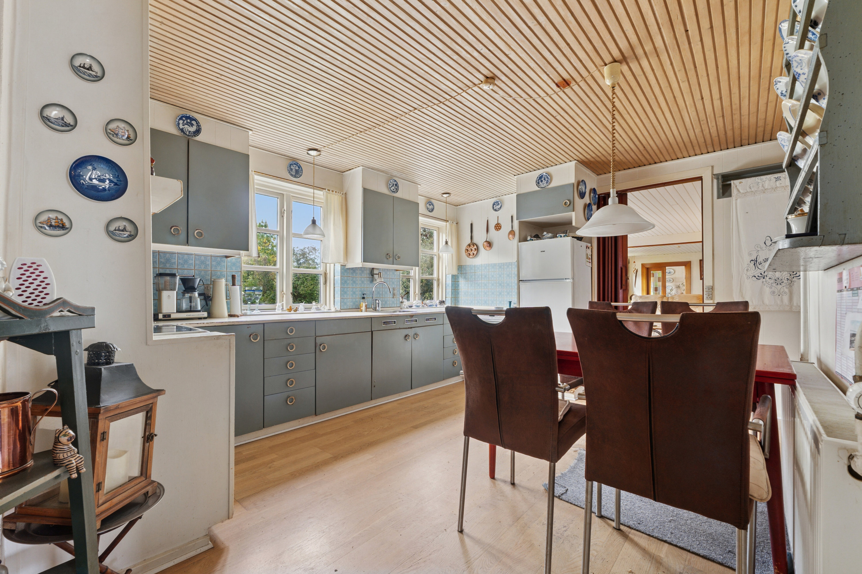 Fremhævet køkken billede i fuldskærmstilstand. Billede af Ristingevej 75, Hesselbjerg, 5932 Humble