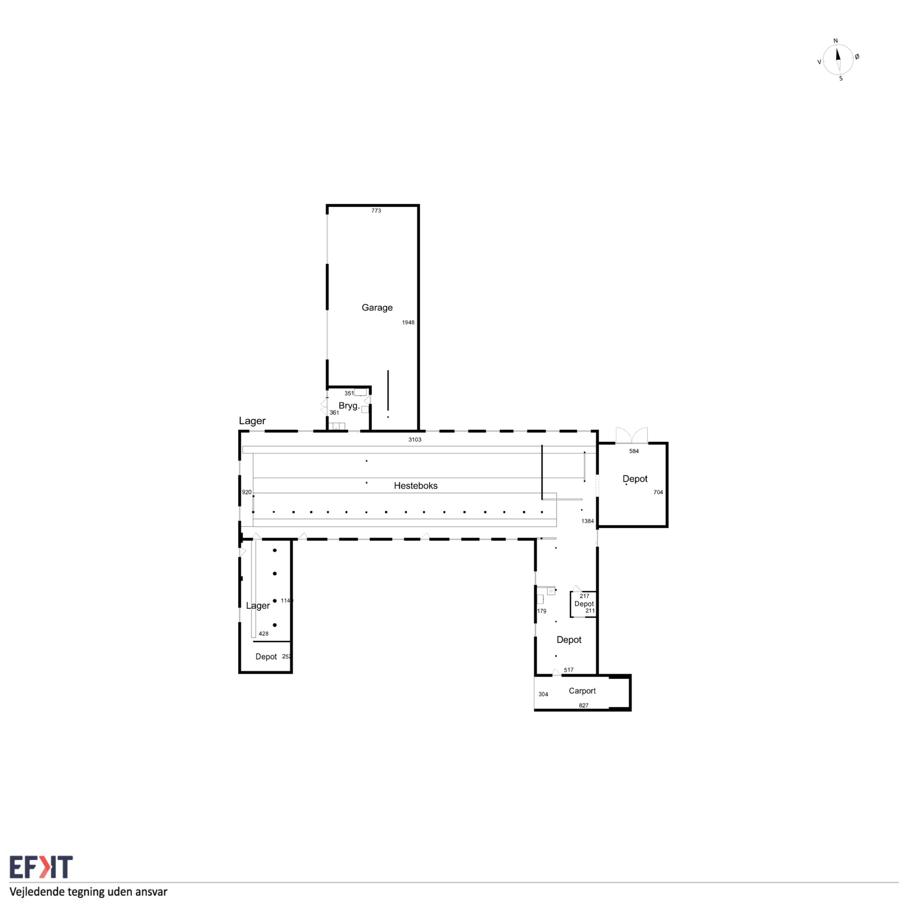 Plantegninger billede af Ristingevej 75, Hesselbjerg, 5932 Humble