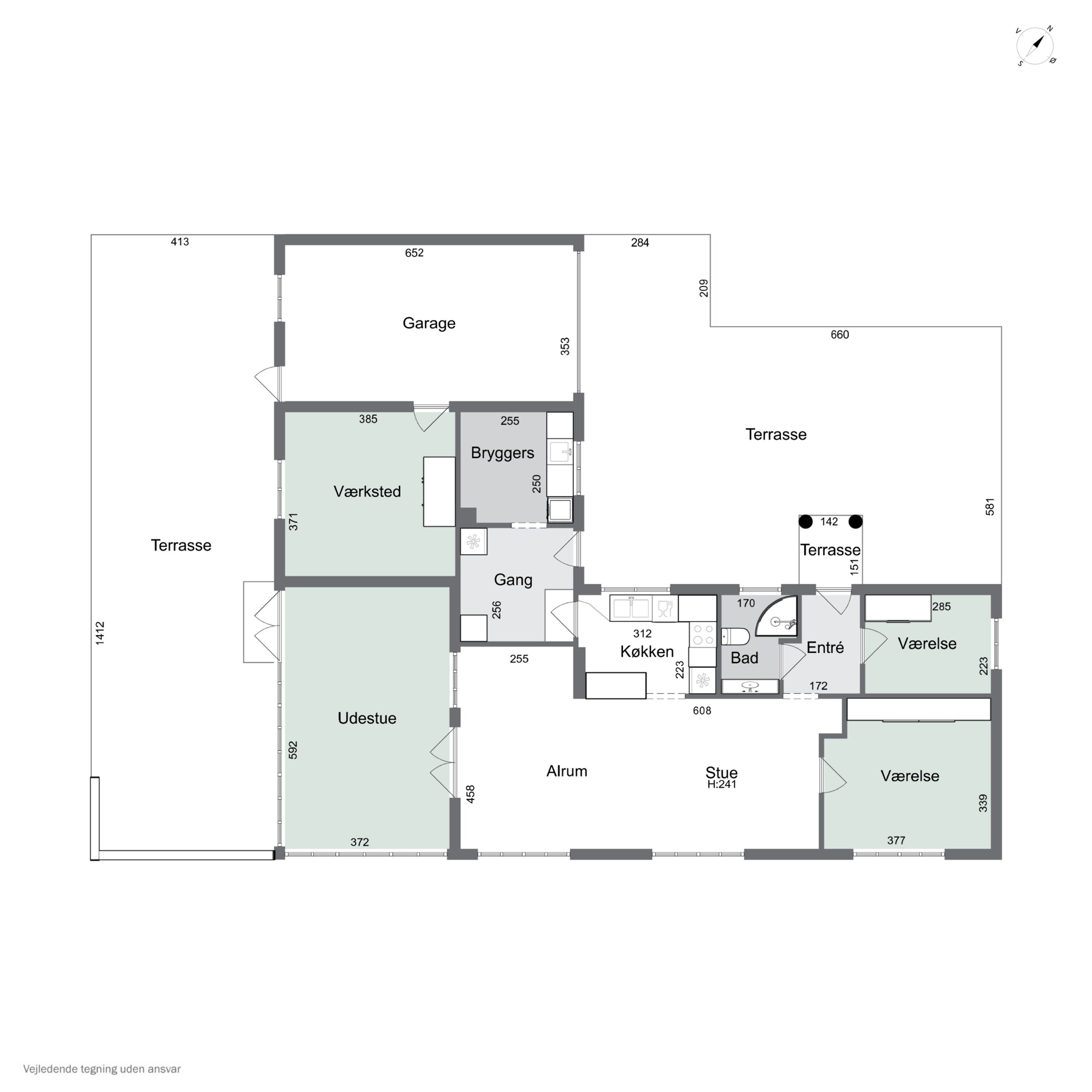 Plantegninger billede af Aavej 4, 3300 Frederiksværk