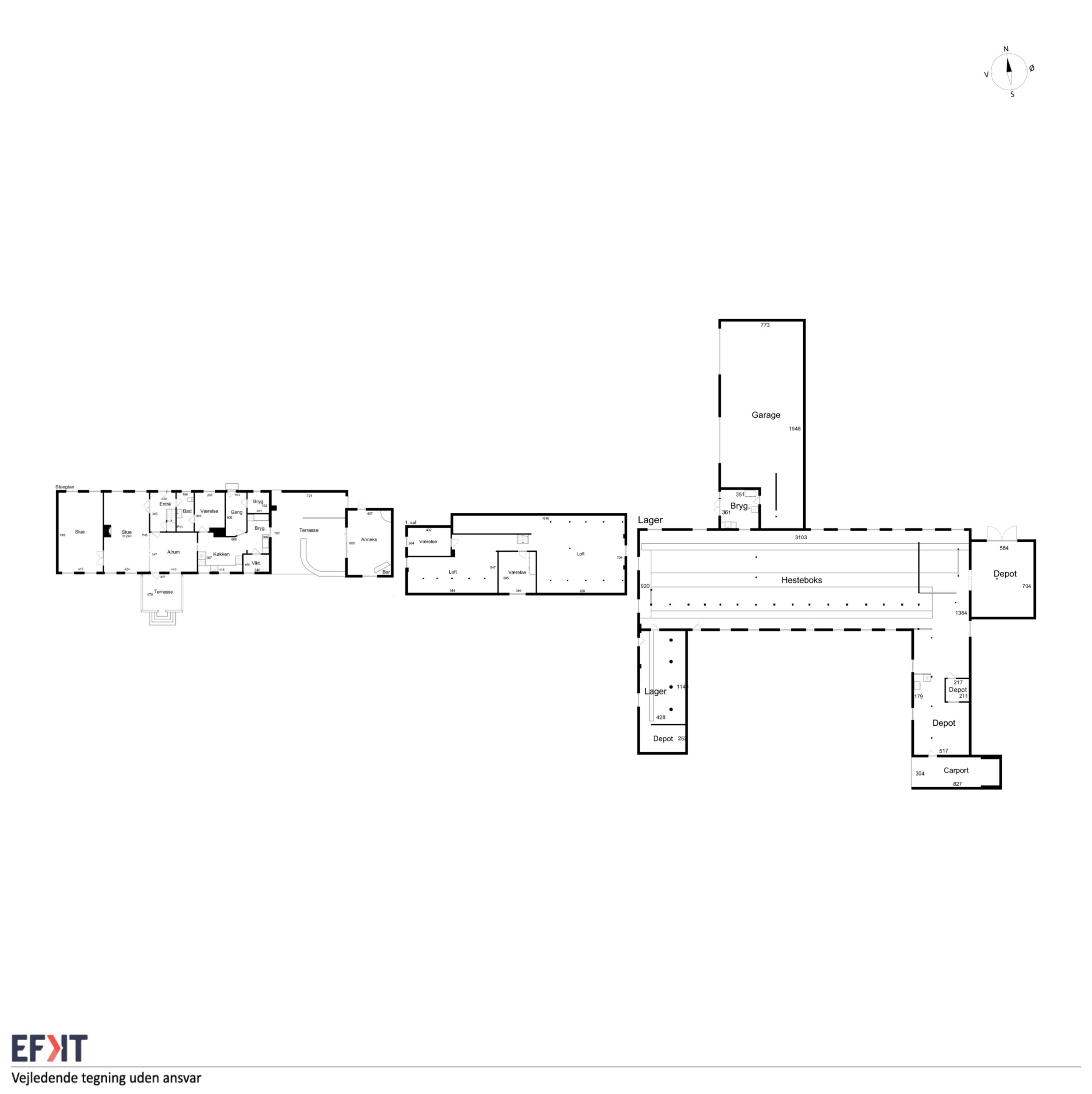 Plantegninger billede af Ristingevej 75, Hesselbjerg, 5932 Humble