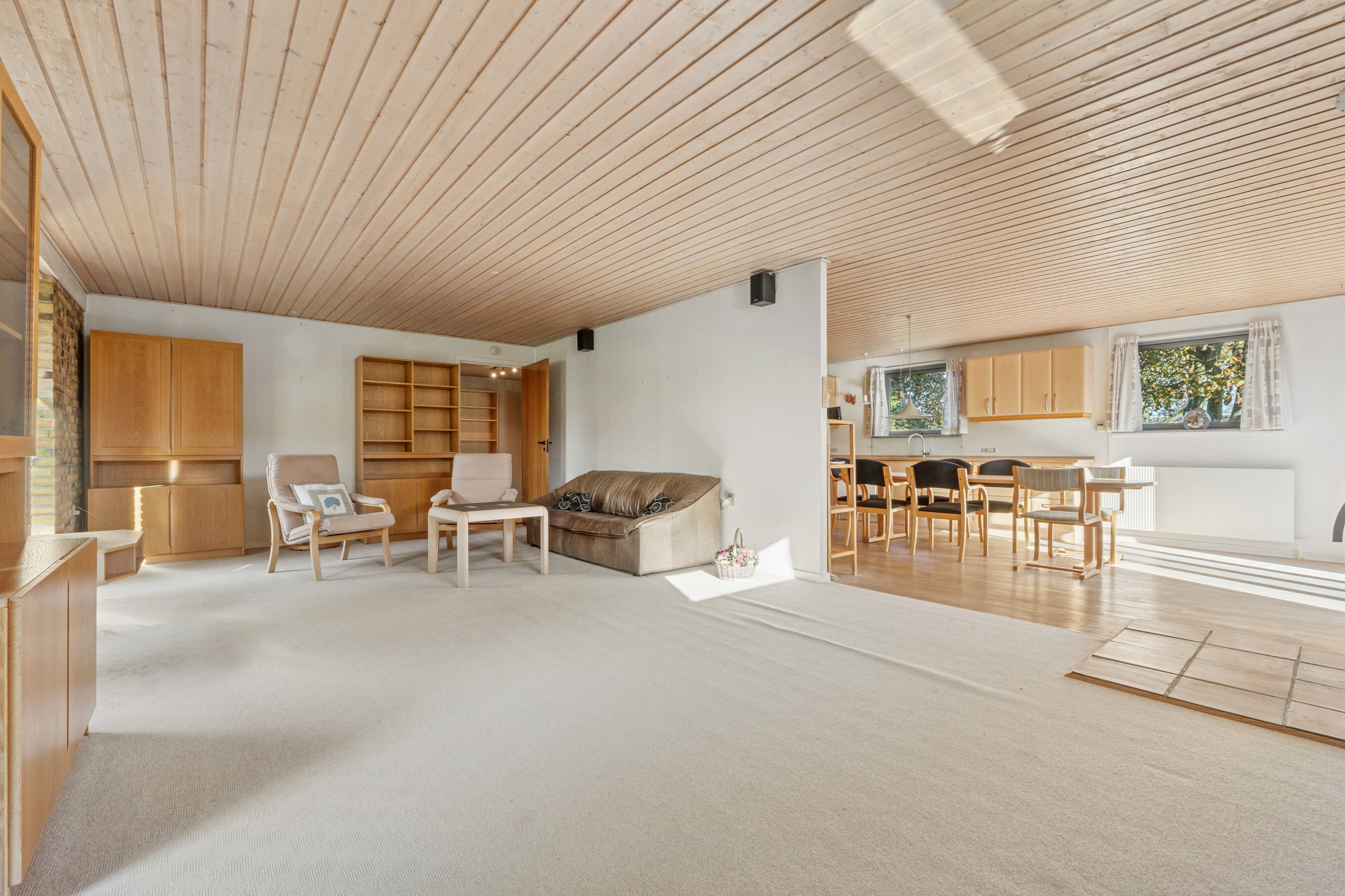 Fremhævet stue billede i fuldskærmstilstand. Billede af Grønnegade 21+23, Ulbølle, 5762 Vester Skerninge