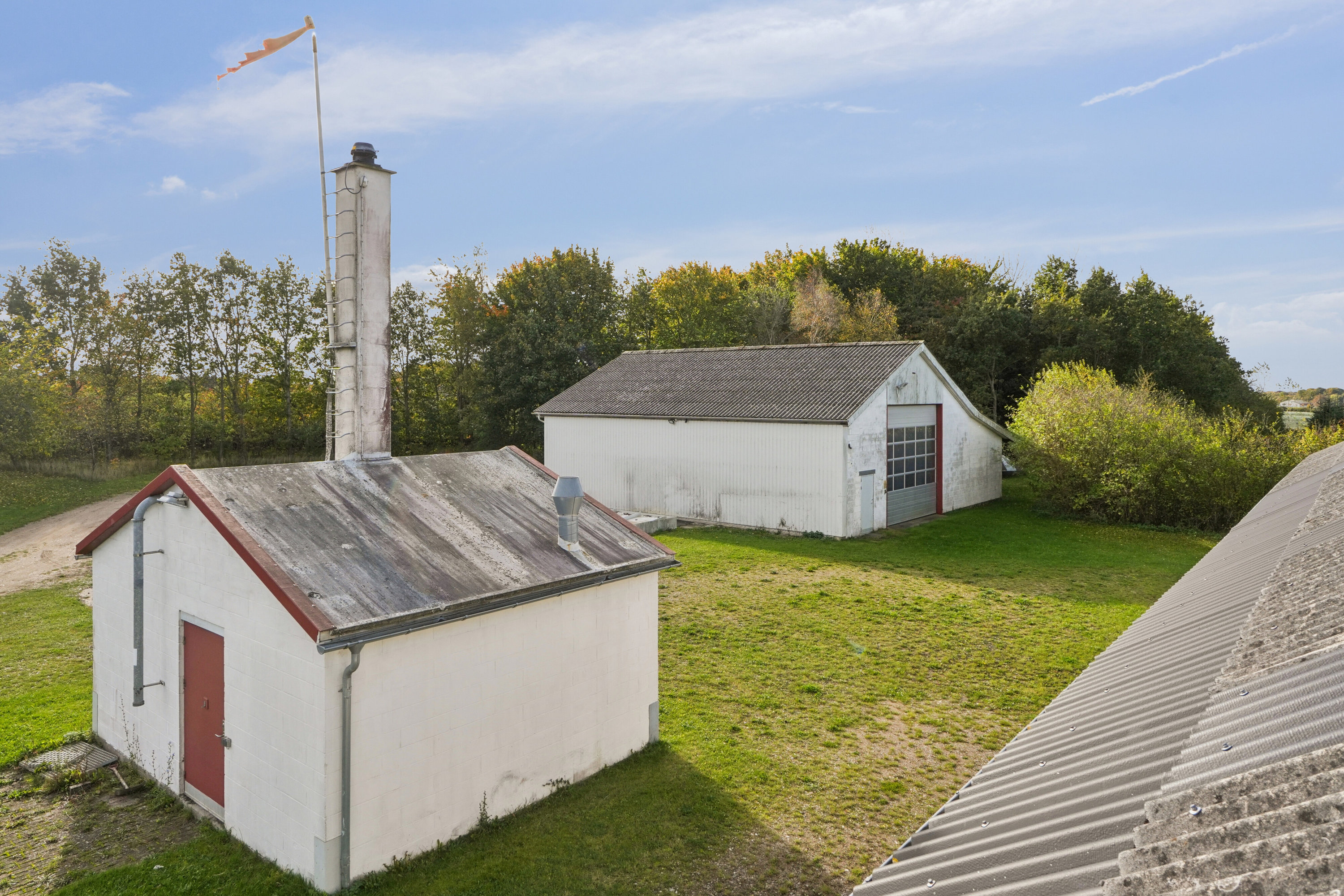 Fremhævet luftfoto billede i fuldskærmstilstand. Billede af Grønnegade 21+23, Ulbølle, 5762 Vester Skerninge