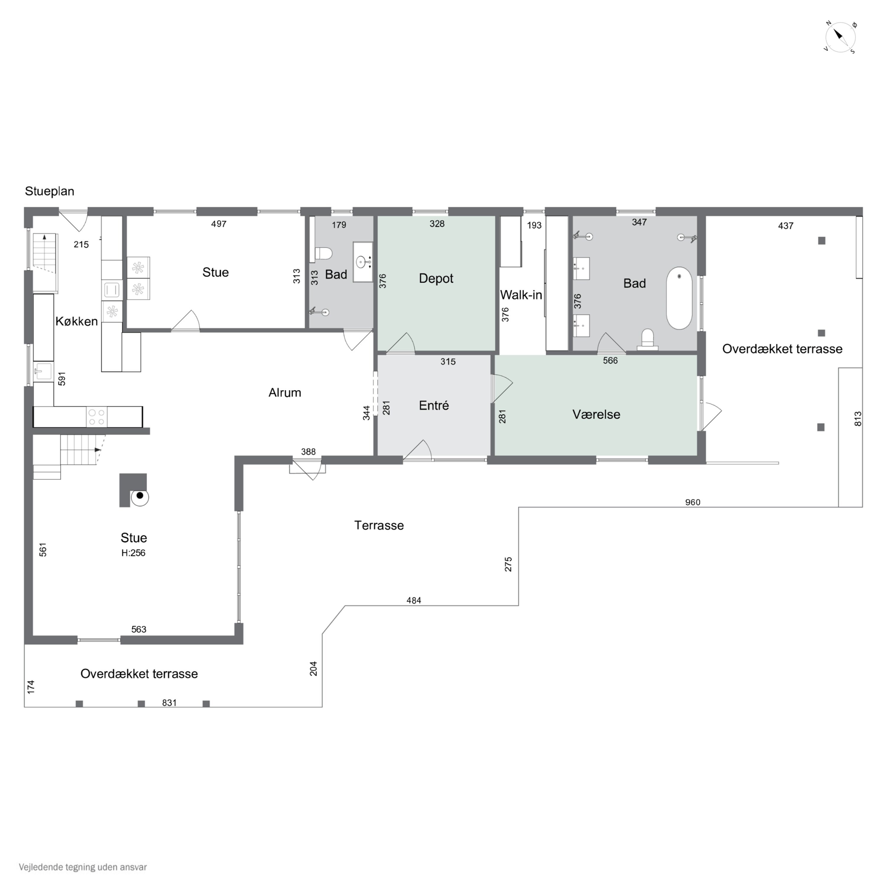 Plantegninger billede af Søvangsvej 15, Revninge, 5300 Kerteminde