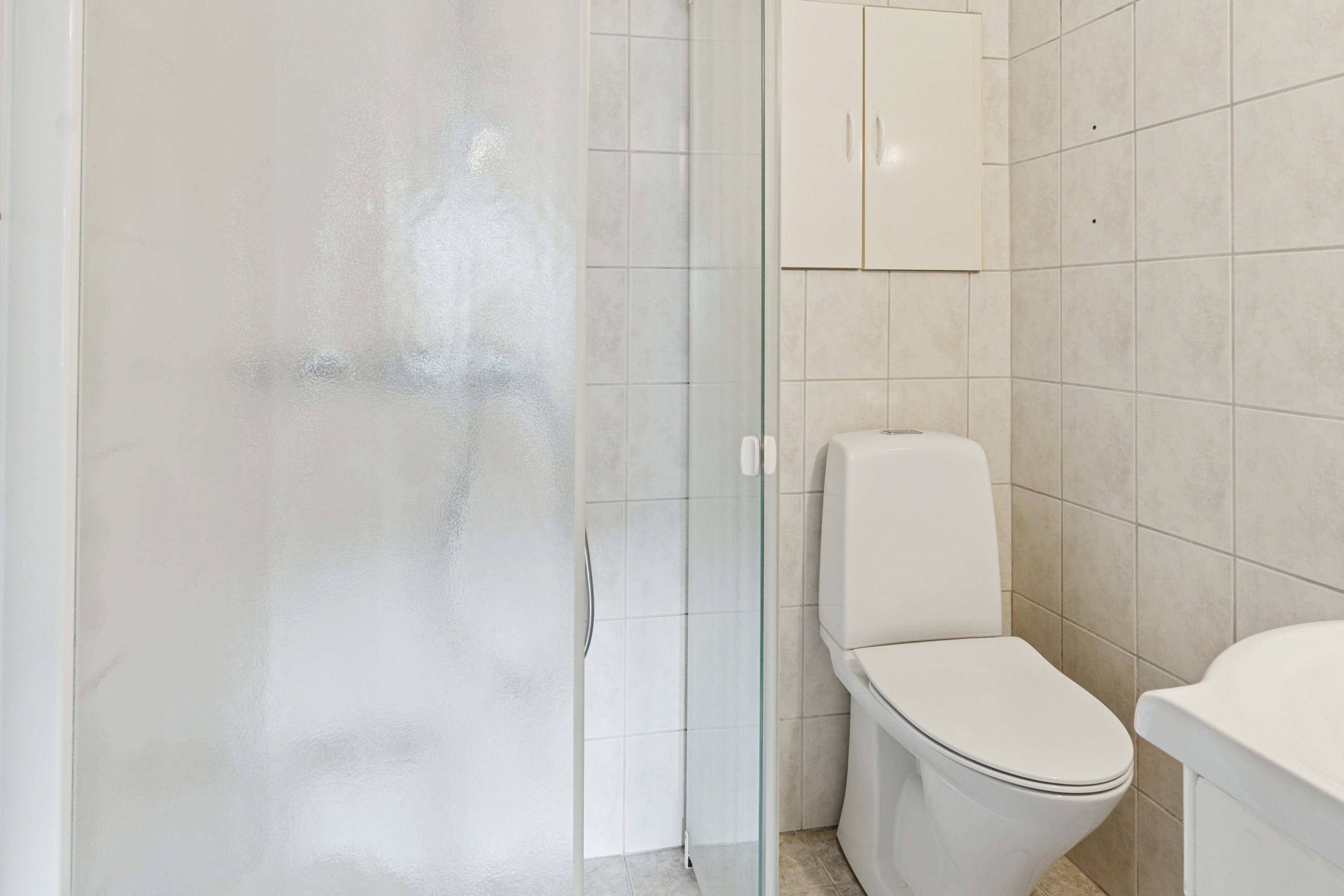 Fremhævet badeværelse billede i fuldskærmstilstand. Billede af Fru Ingesvej 14, 4400 Kalundborg