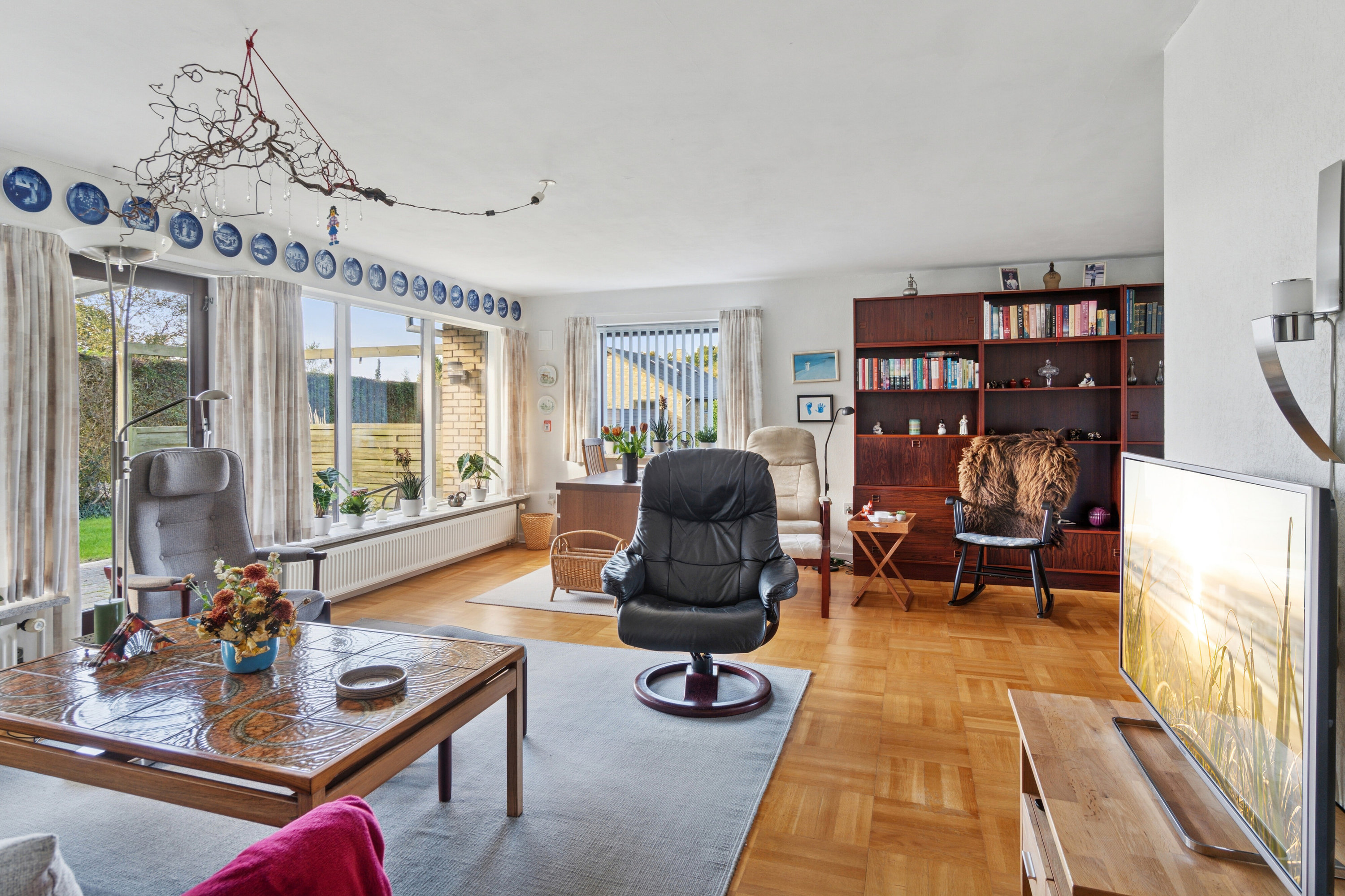 Fremhævet stue billede i fuldskærmstilstand. Billede af Fru Ingesvej 14, 4400 Kalundborg