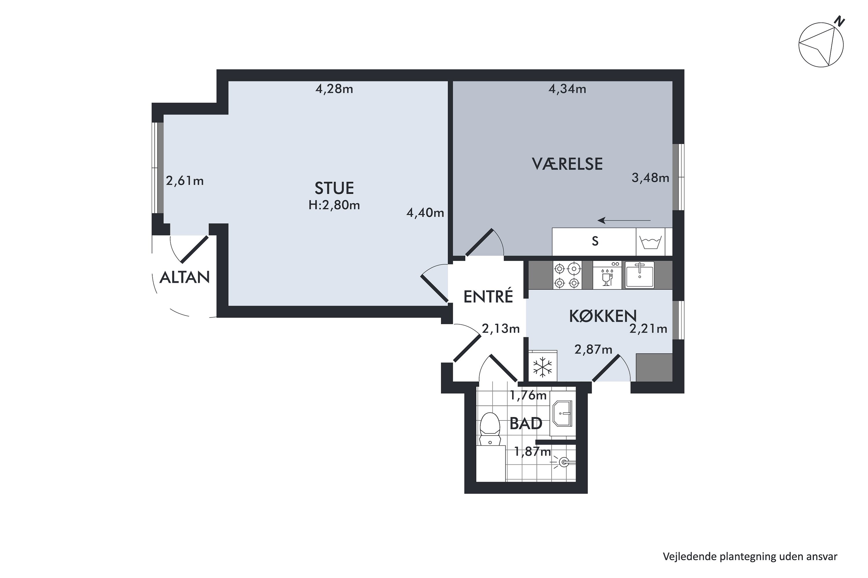 Plantegninger billede af P.P. Ørums Gade 22, 2. tv., 8000 Aarhus C