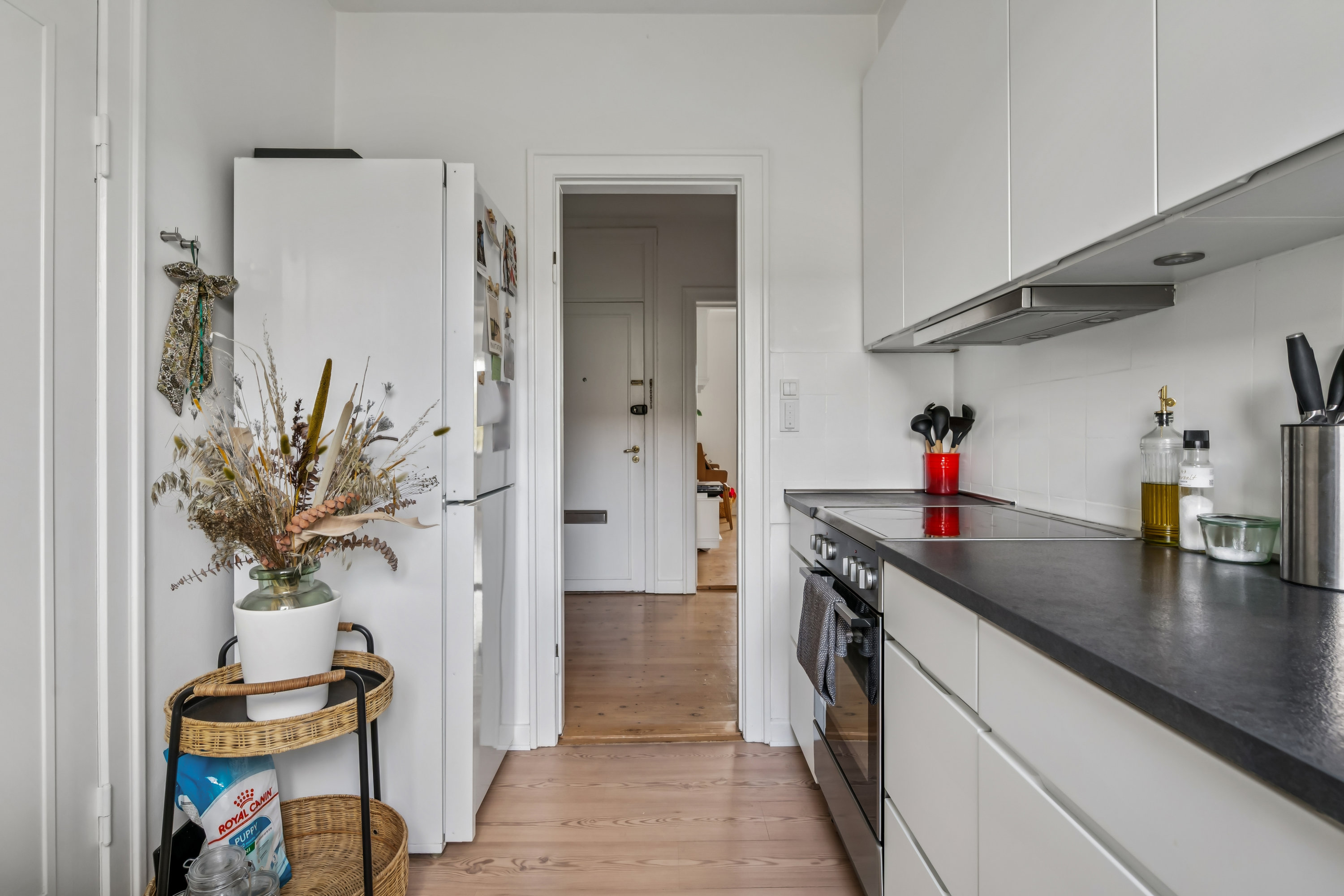 Fremhævet køkken billede i fuldskærmstilstand. Billede af P.P. Ørums Gade 22, 2. tv., 8000 Aarhus C