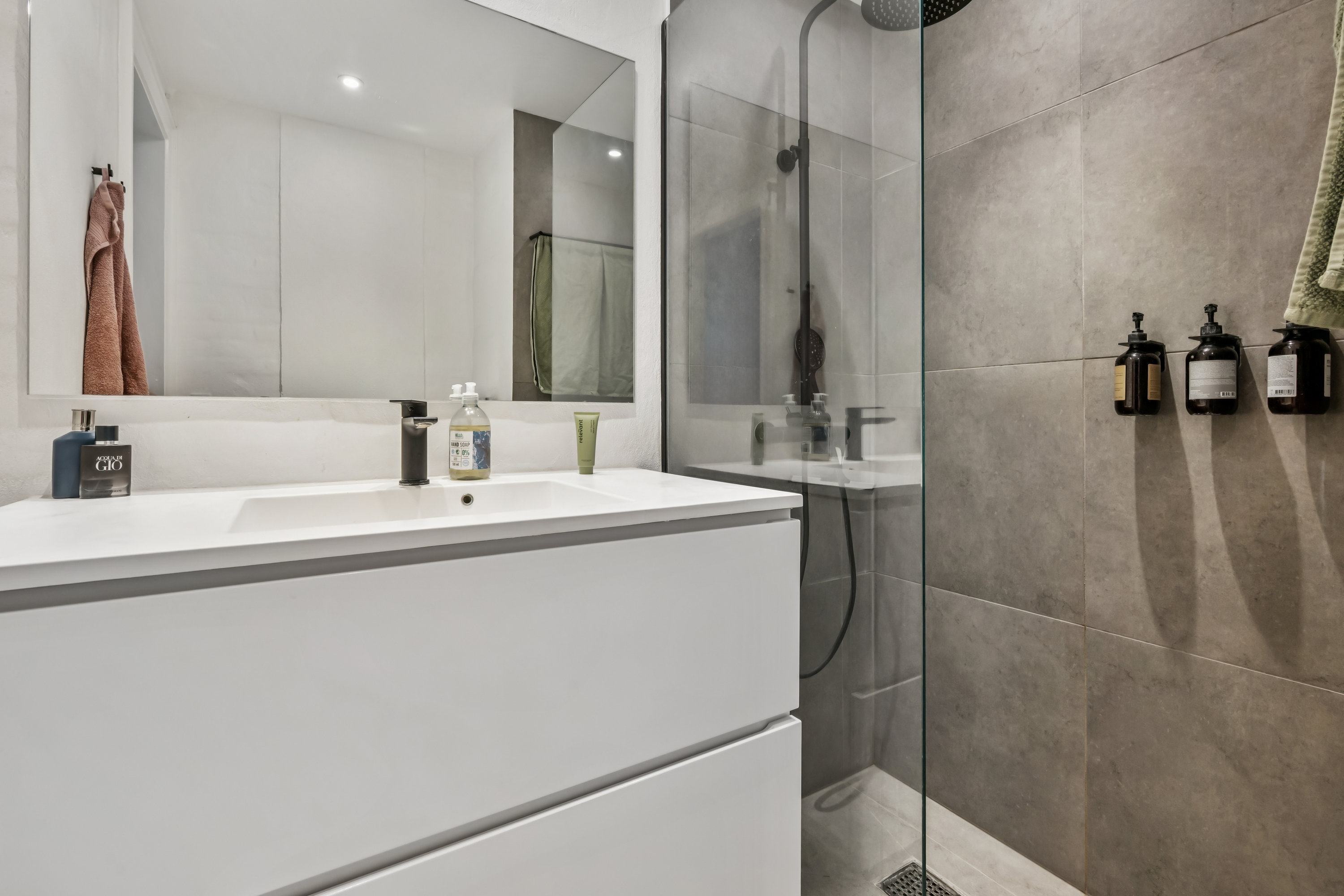 Fremhævet badeværelse billede i fuldskærmstilstand. Billede af P.P. Ørums Gade 22, 2. tv., 8000 Aarhus C