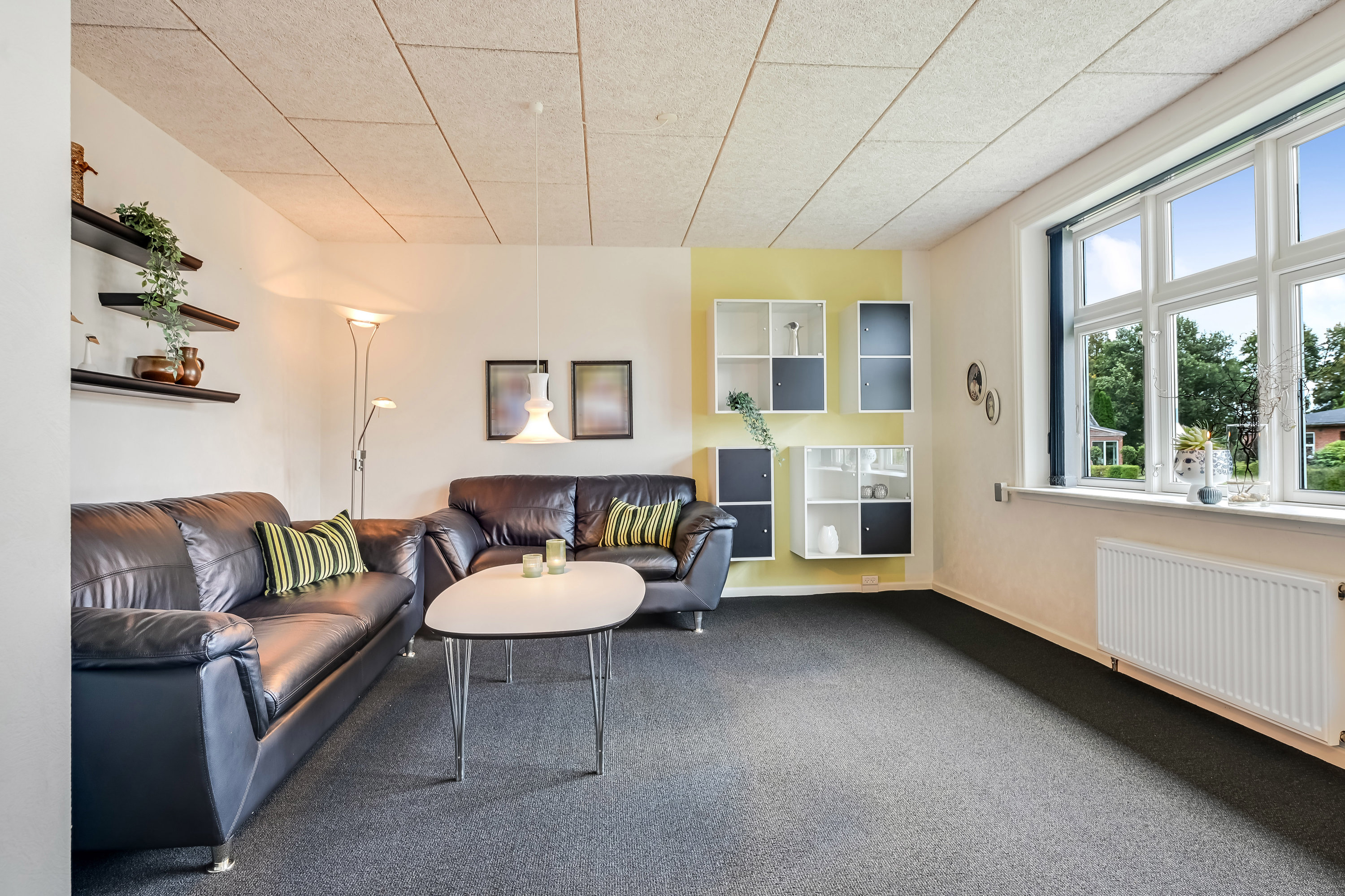 Fremhævet stue billede i fuldskærmstilstand. Billede af Vejlevej 25, 7260 Sønder Omme