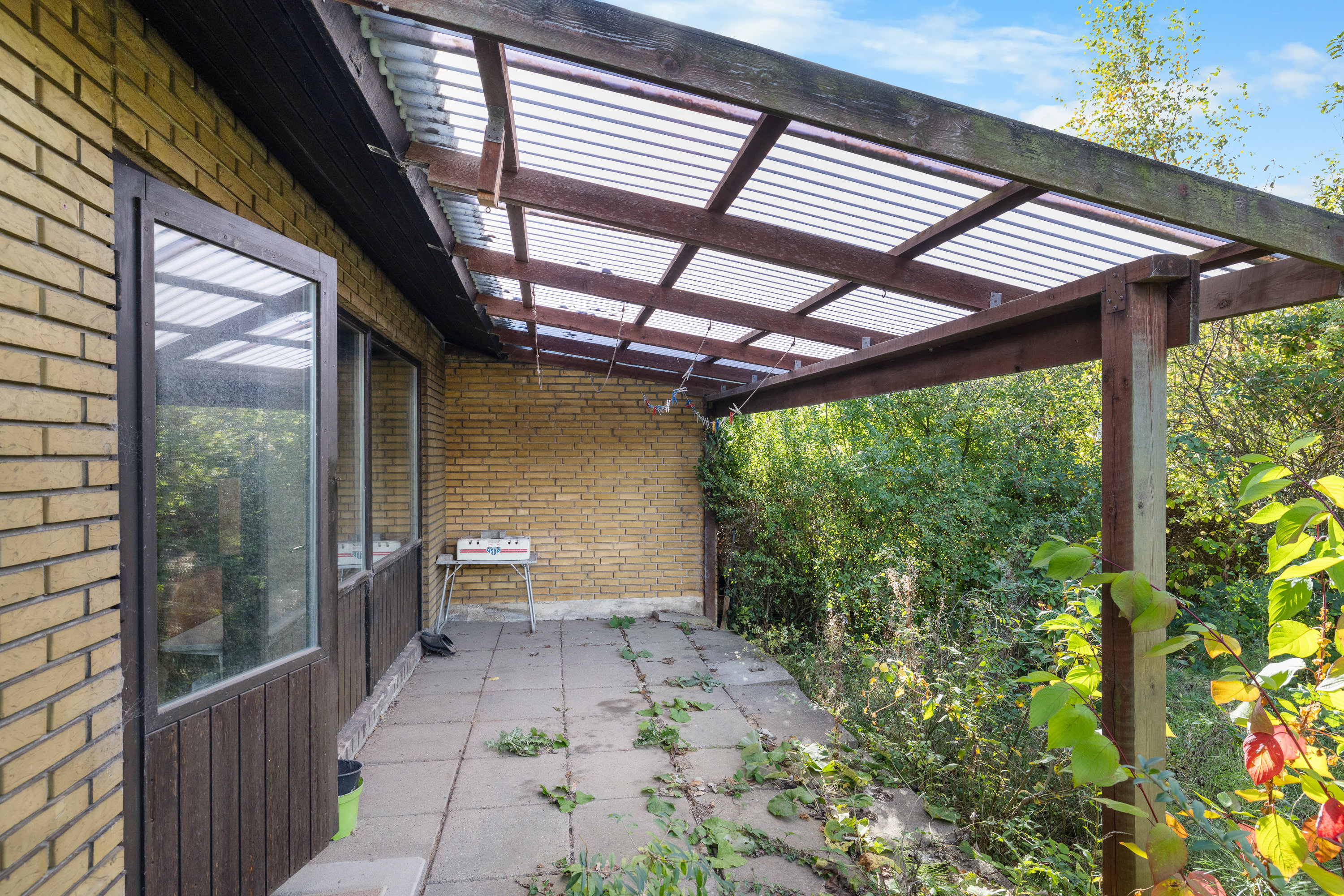 Fremhævet overdækket terrasse billede i fuldskærmstilstand. Billede af Tuxensvej 11, 7000 Fredericia