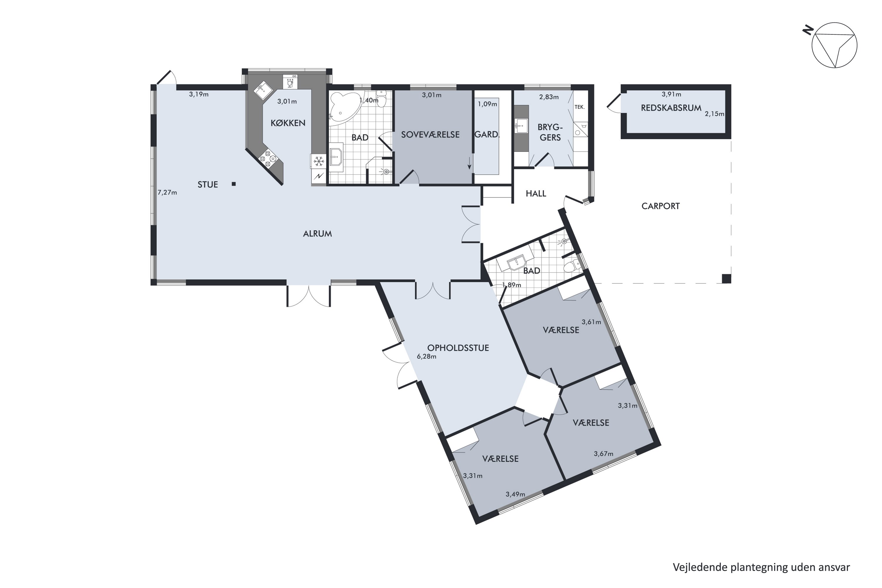 Plantegninger billede af Skovbovej 18, Assentoft, 8960 Randers SØ