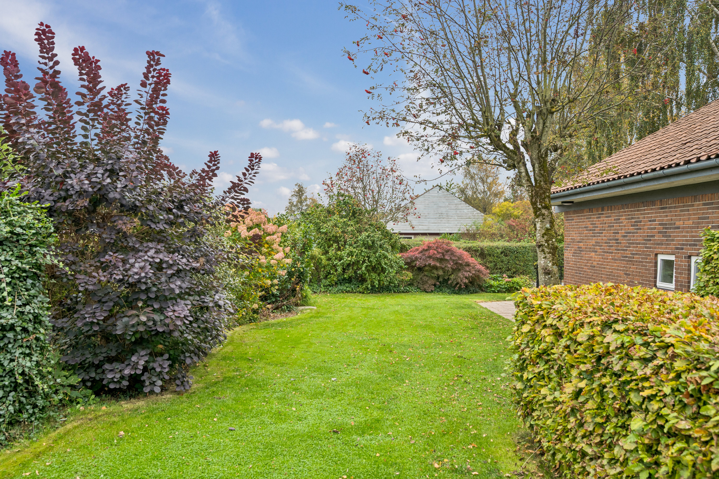 Fremhævet andet billede i fuldskærmstilstand. Billede af Rønvangen 62, 8382 Hinnerup