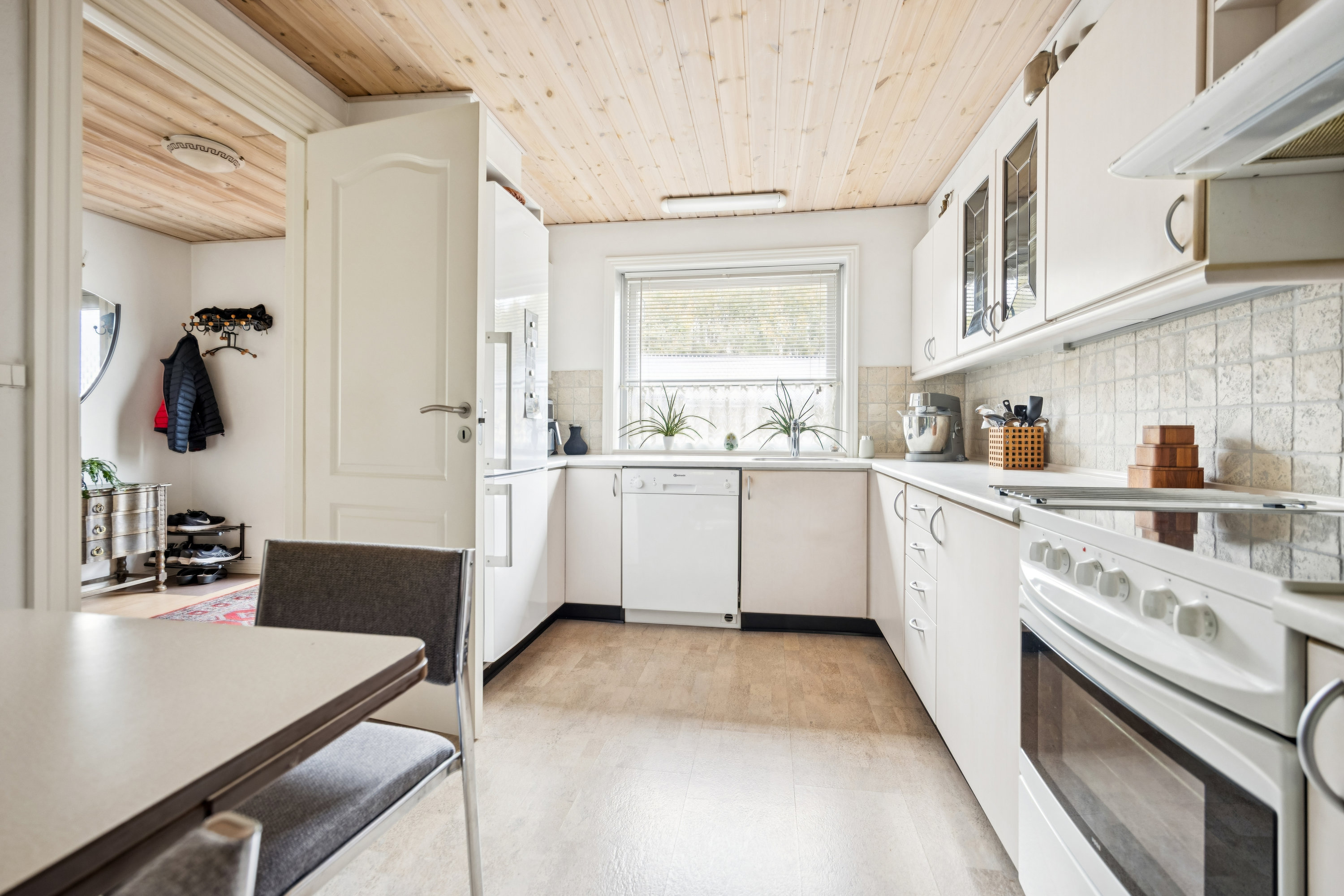 Fremhævet køkken billede i fuldskærmstilstand. Billede af Snæbumvej 36B+A, Snæbum, 9500 Hobro