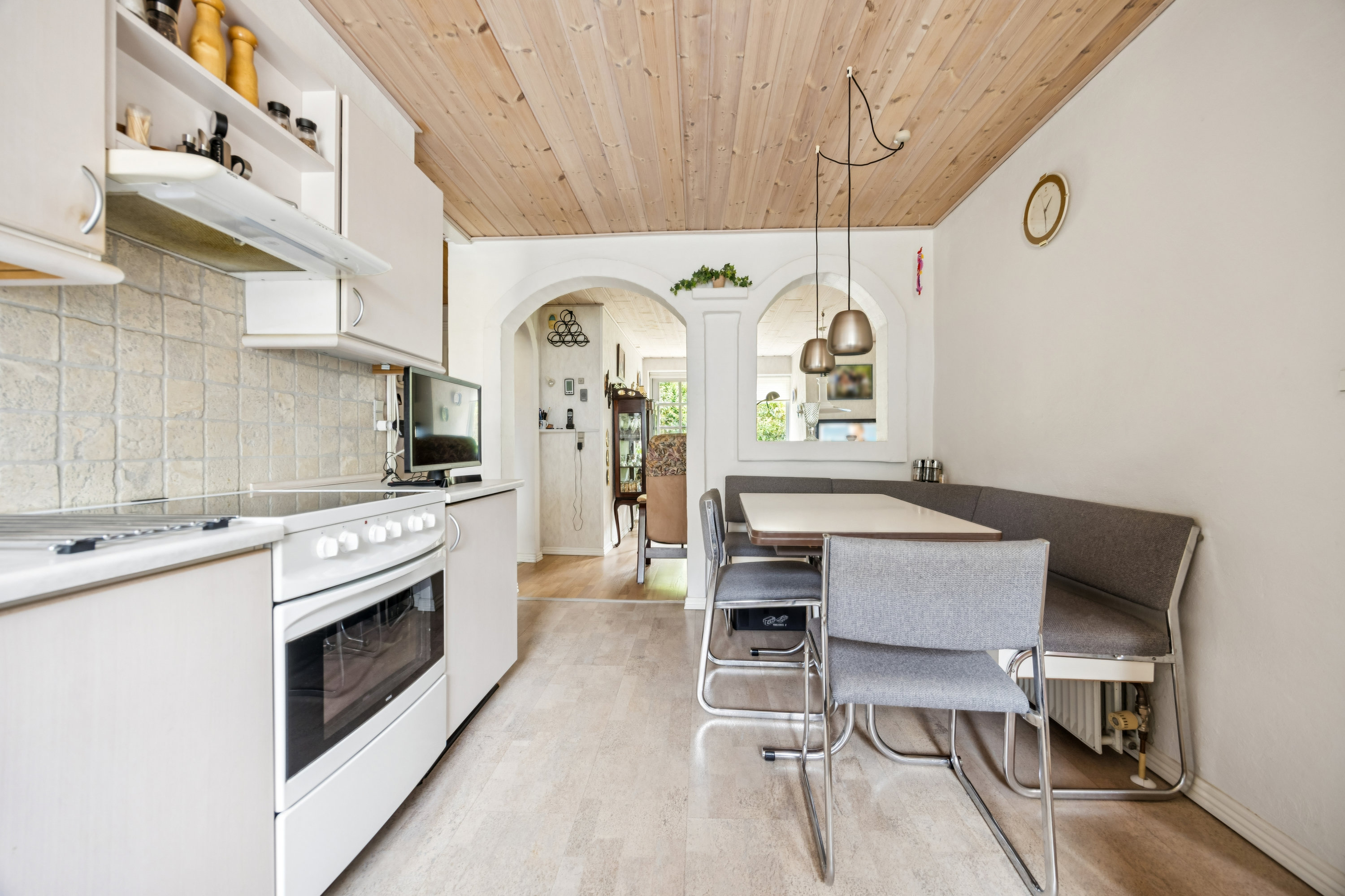 Fremhævet køkken billede i fuldskærmstilstand. Billede af Snæbumvej 36B+A, Snæbum, 9500 Hobro