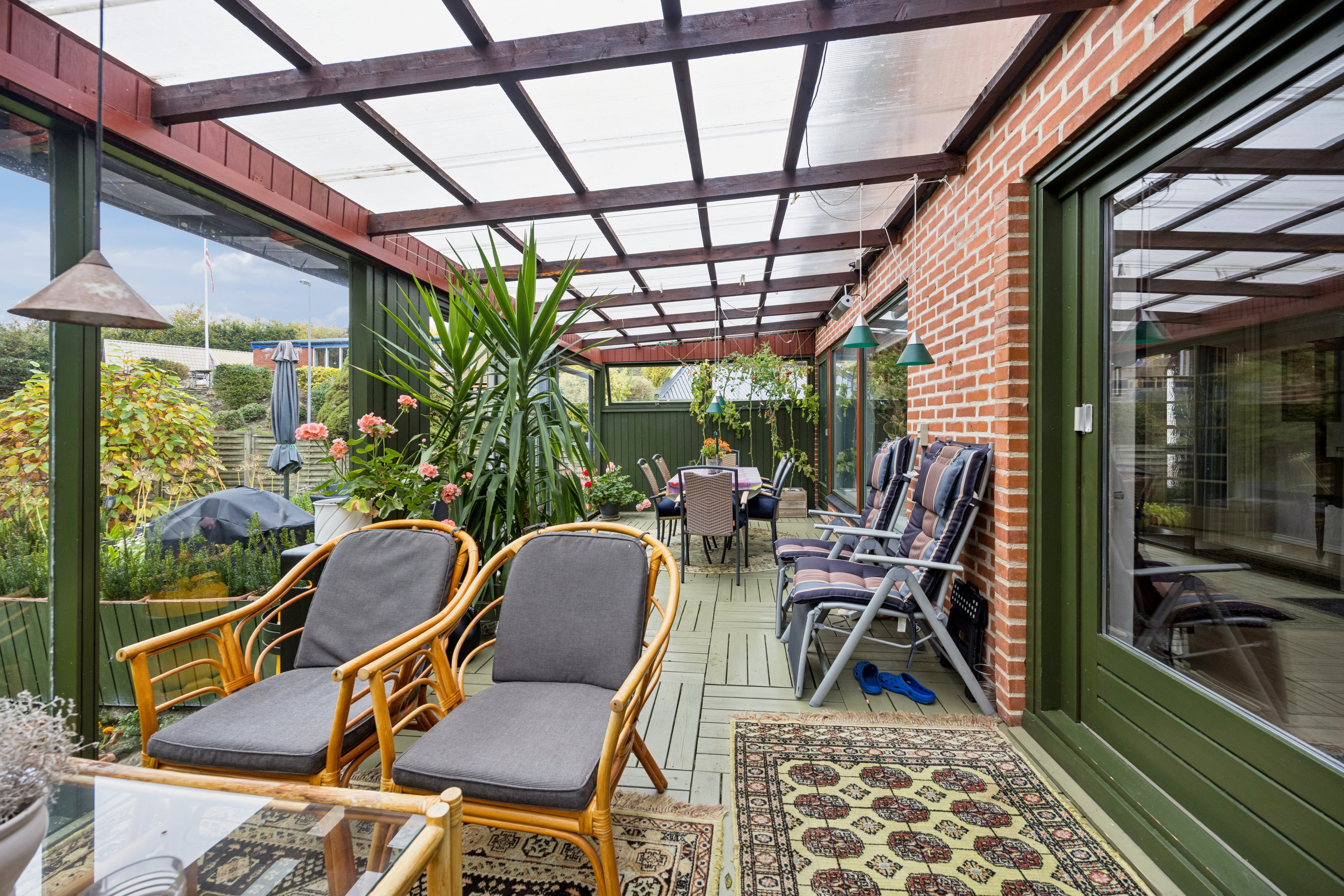 Fremhævet udestue billede i fuldskærmstilstand. Billede af Snæbumvej 36B+A, Snæbum, 9500 Hobro